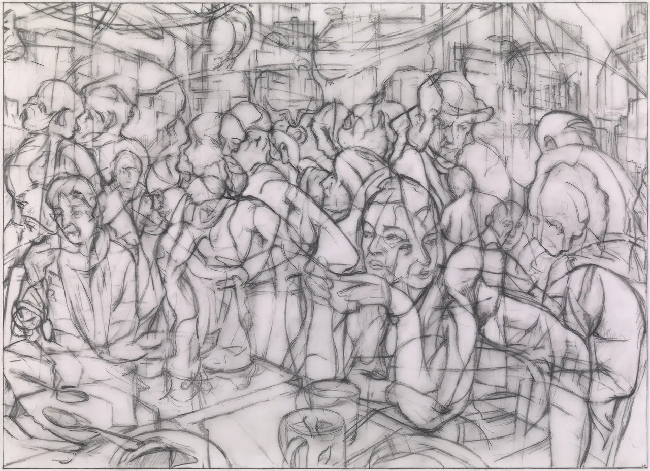 Clive Head, Drawing for the Bar Raiser, 2019