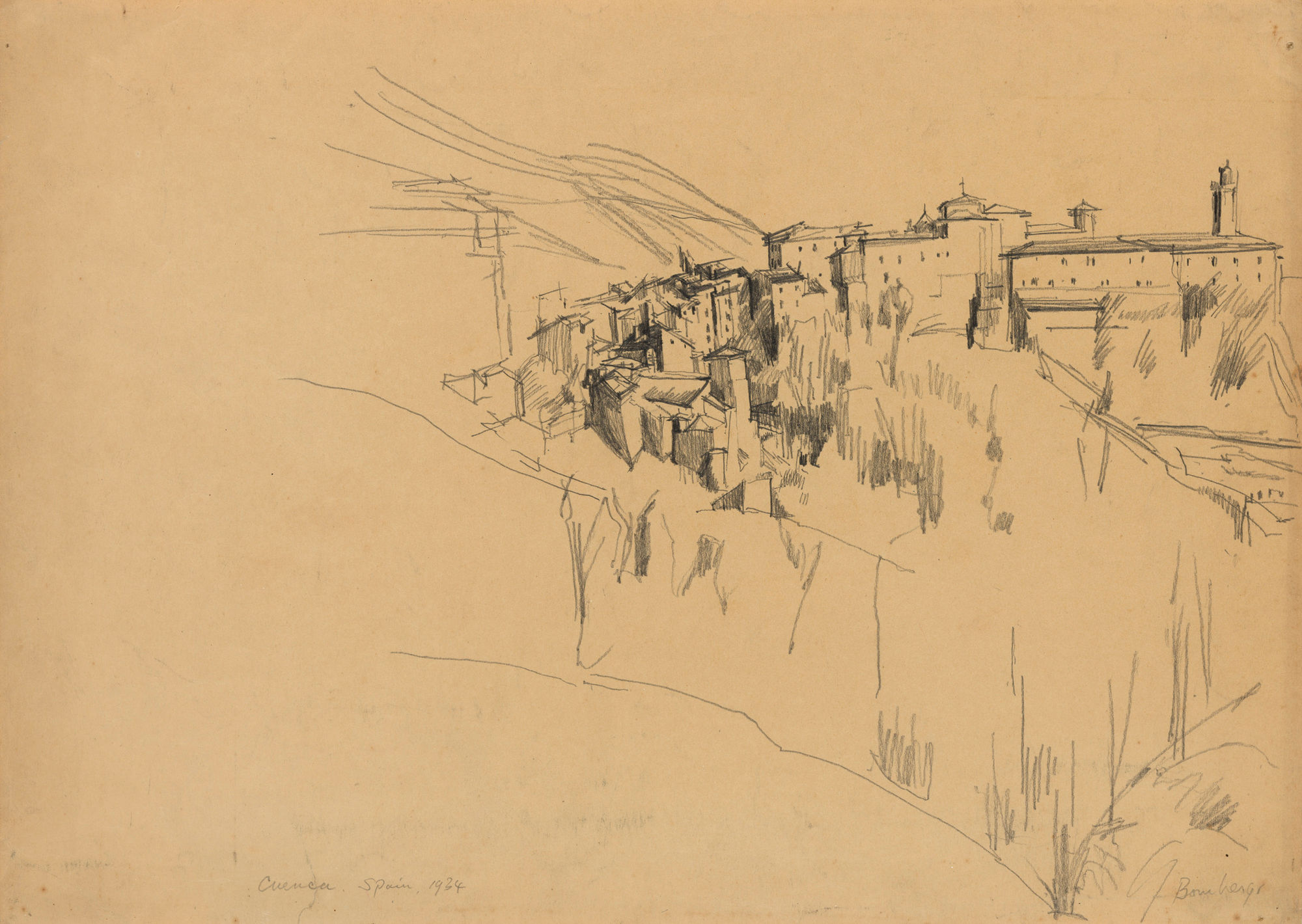 David Bomberg, Cuenca, 1934
