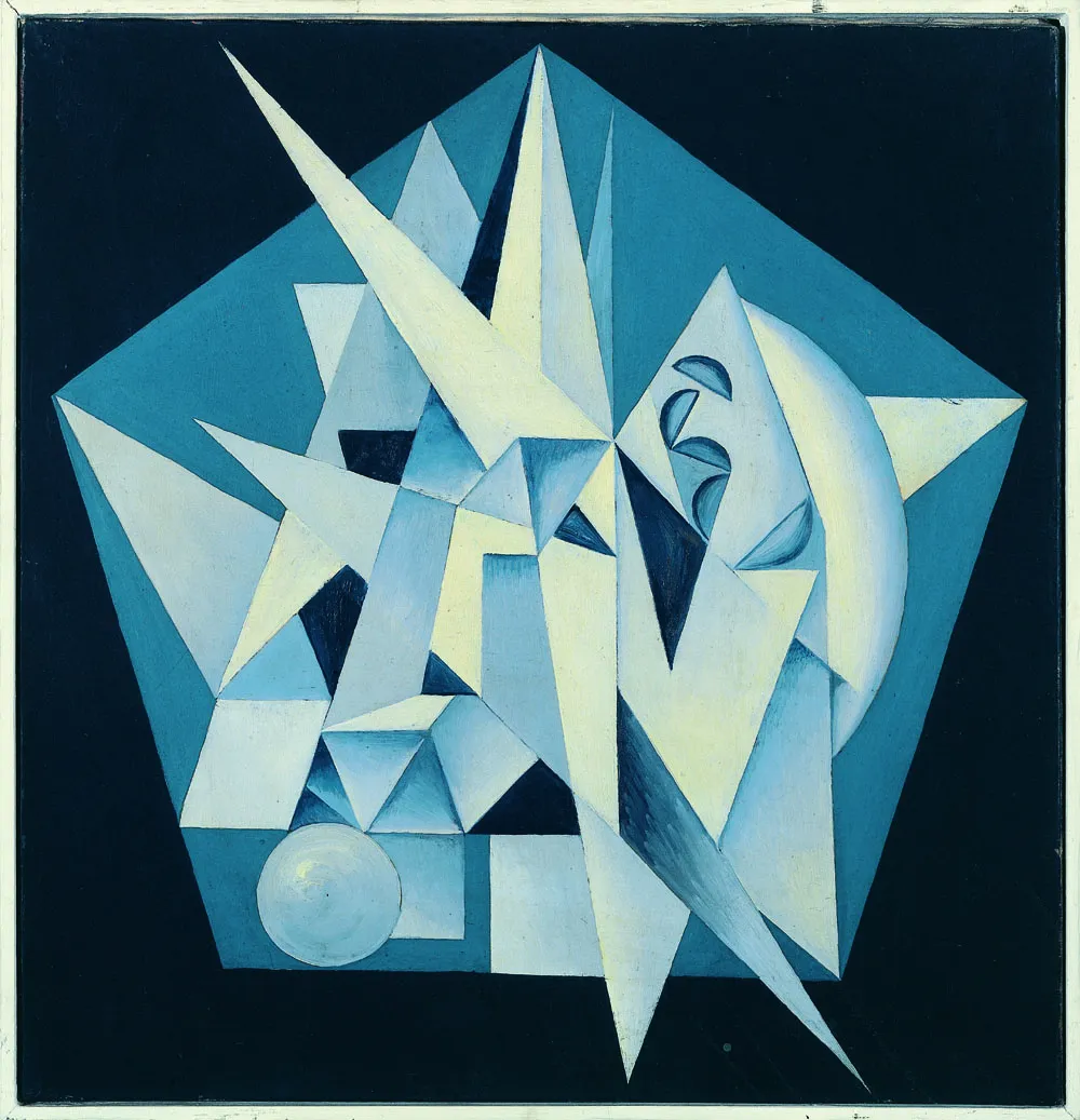 Georges Folmer, Composition bleue, 1940-1942