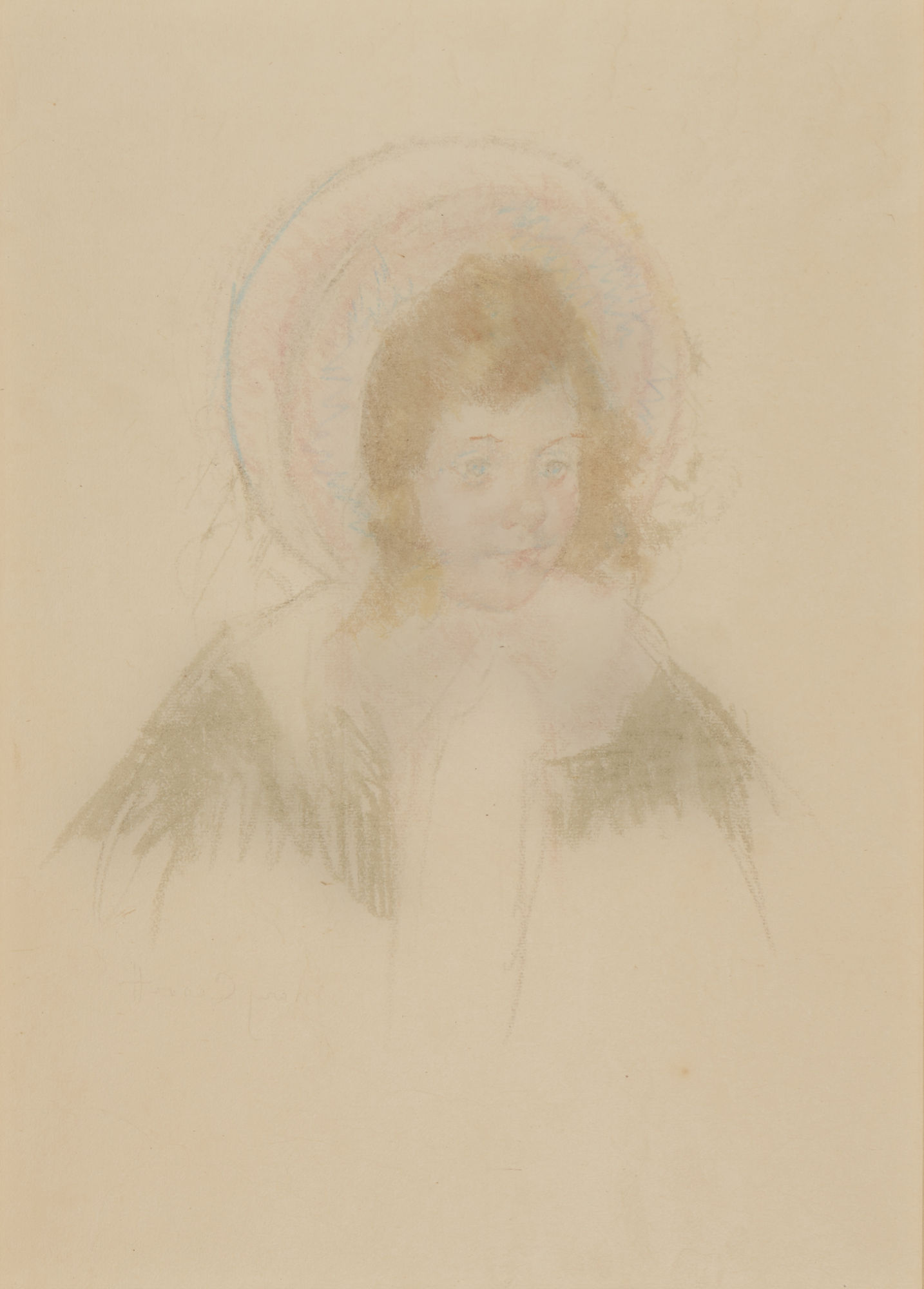 Mary Cassatt, Sara Wearing a Bonnet and Coat, c. 1902-05