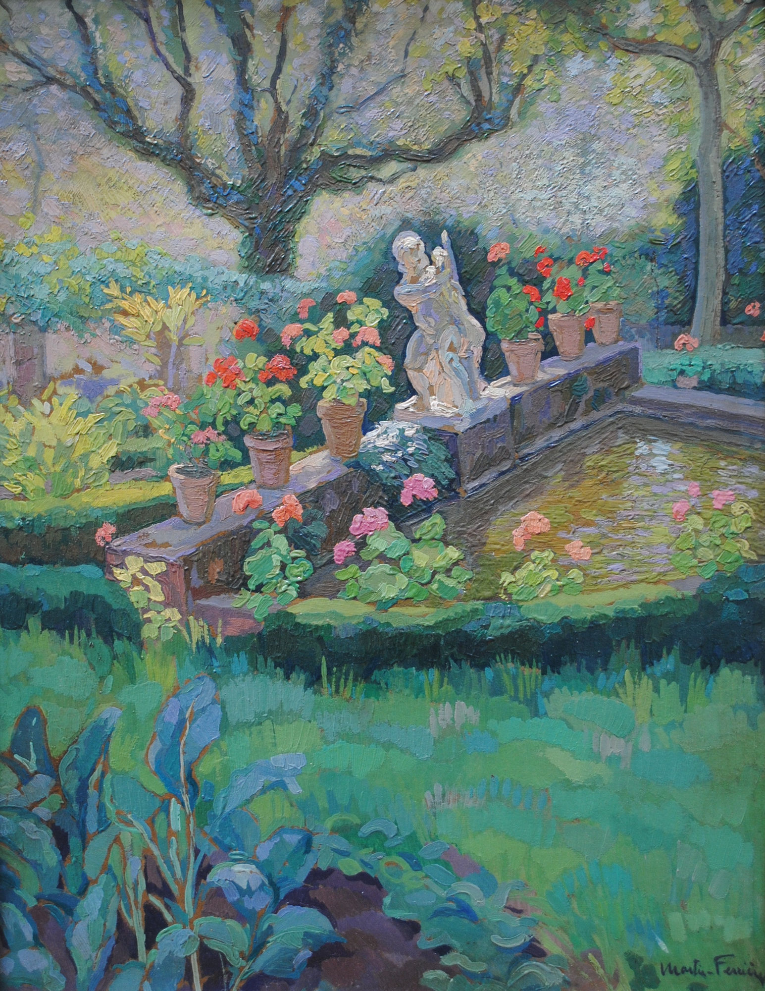 Jacques Martin-Ferrières, L'Enfant a L'Oie, circa 1940