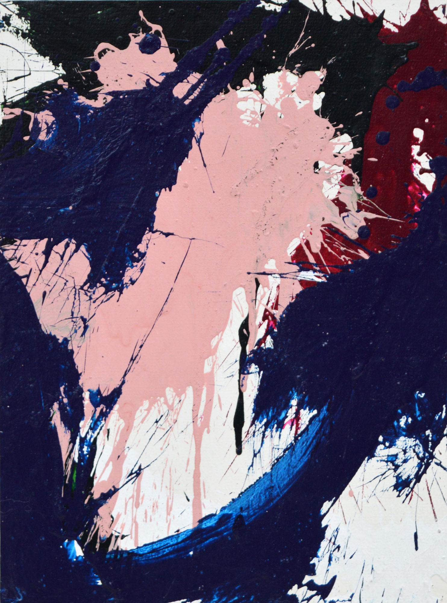 Norman Bluhm, Composition in blue and pink 3, 1967