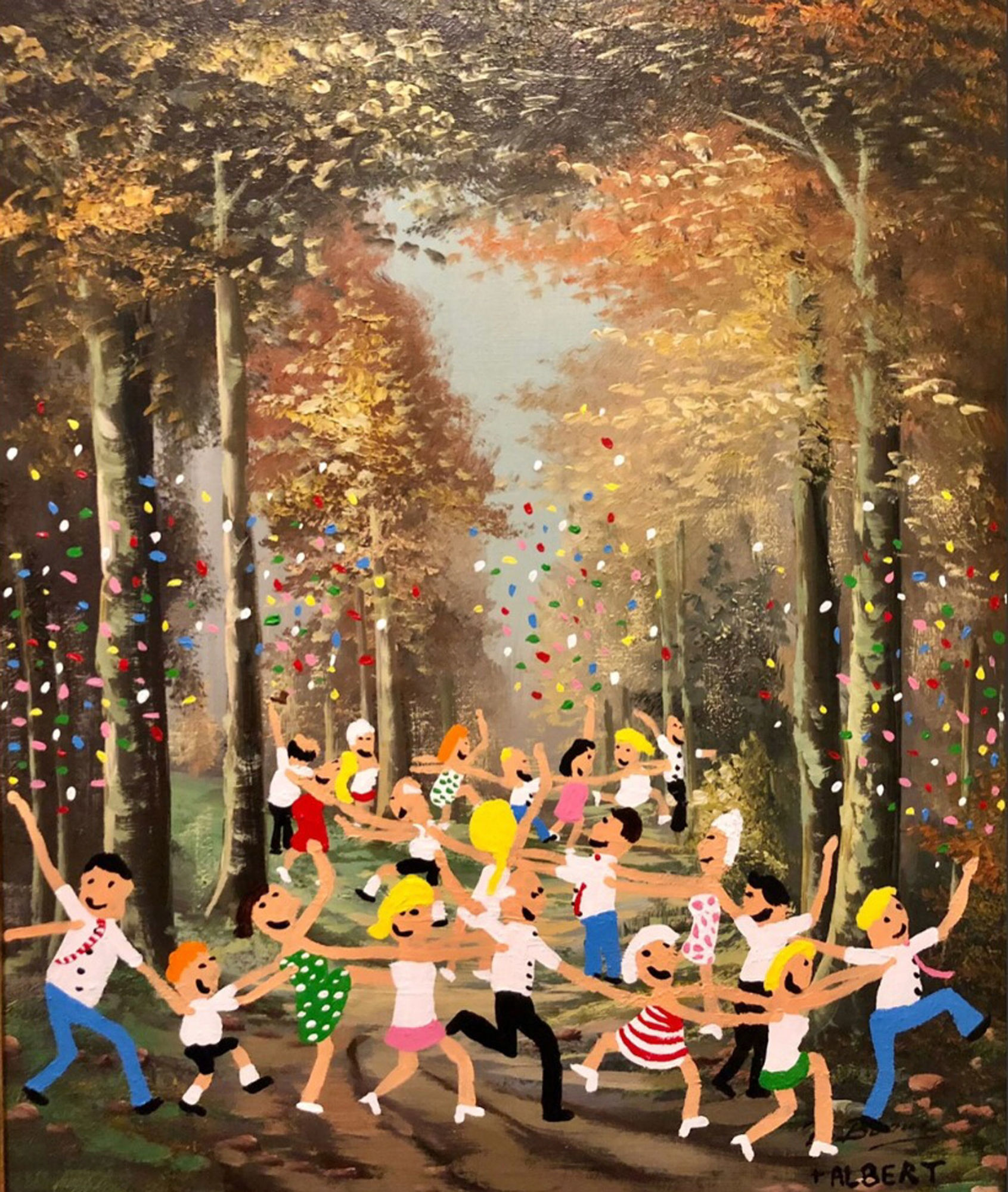 Albert Willem, The conga line piece 54, 2022