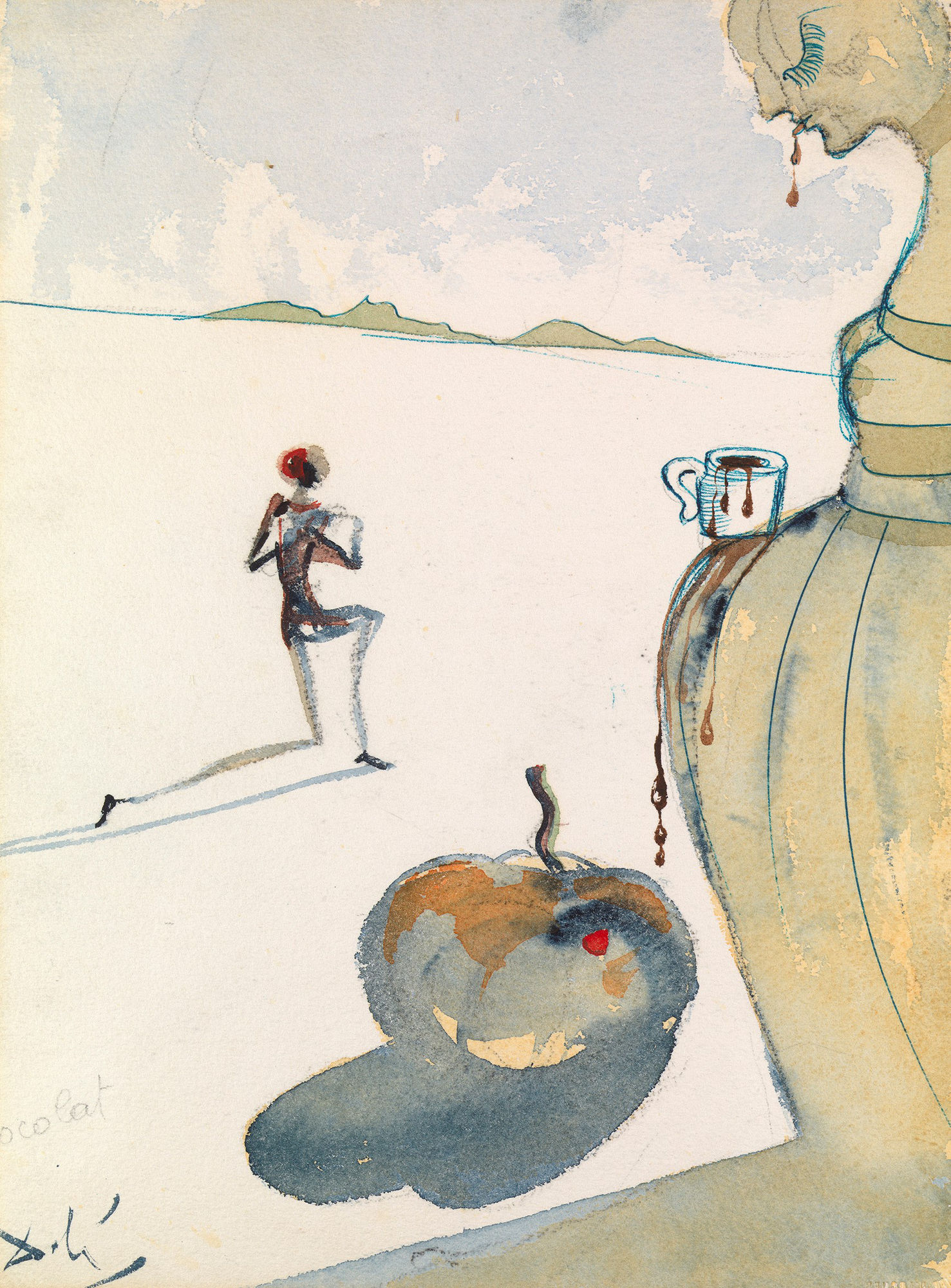 Salvador Dali, Chocolat, 1966