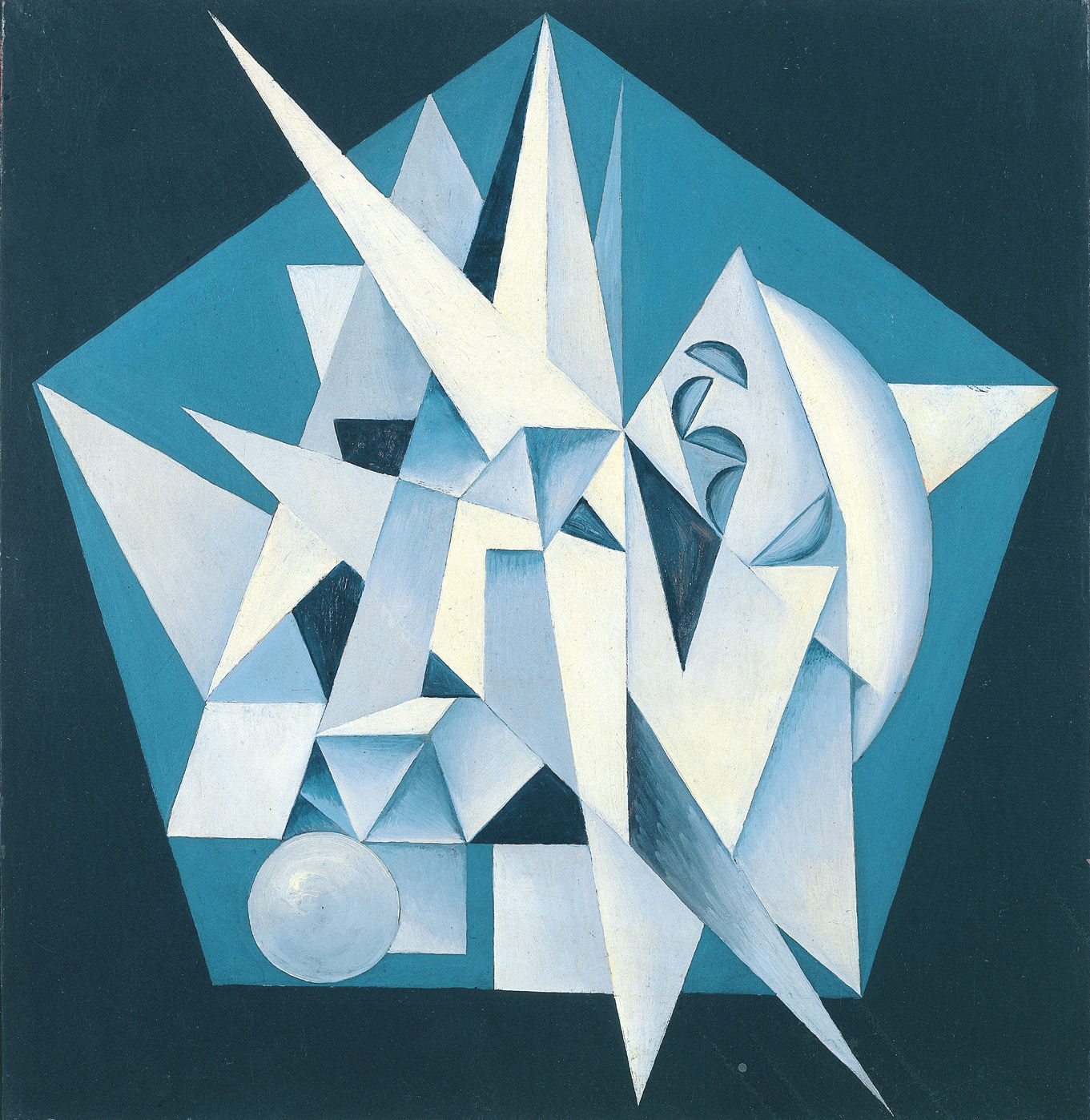 Georges Folmer, Composition bleue, 1940-1942