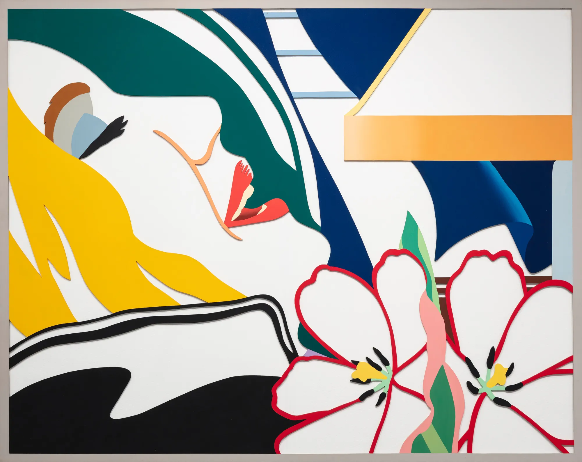 Tom Wesselmann, Bedroom Face with Blowing Curtain (Blonde), 1985-1988