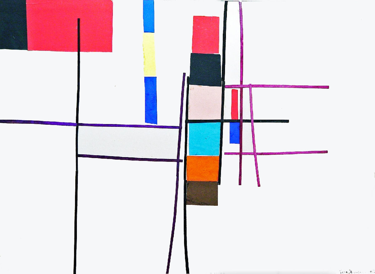 Vera Spencer, Composition (white), 1953