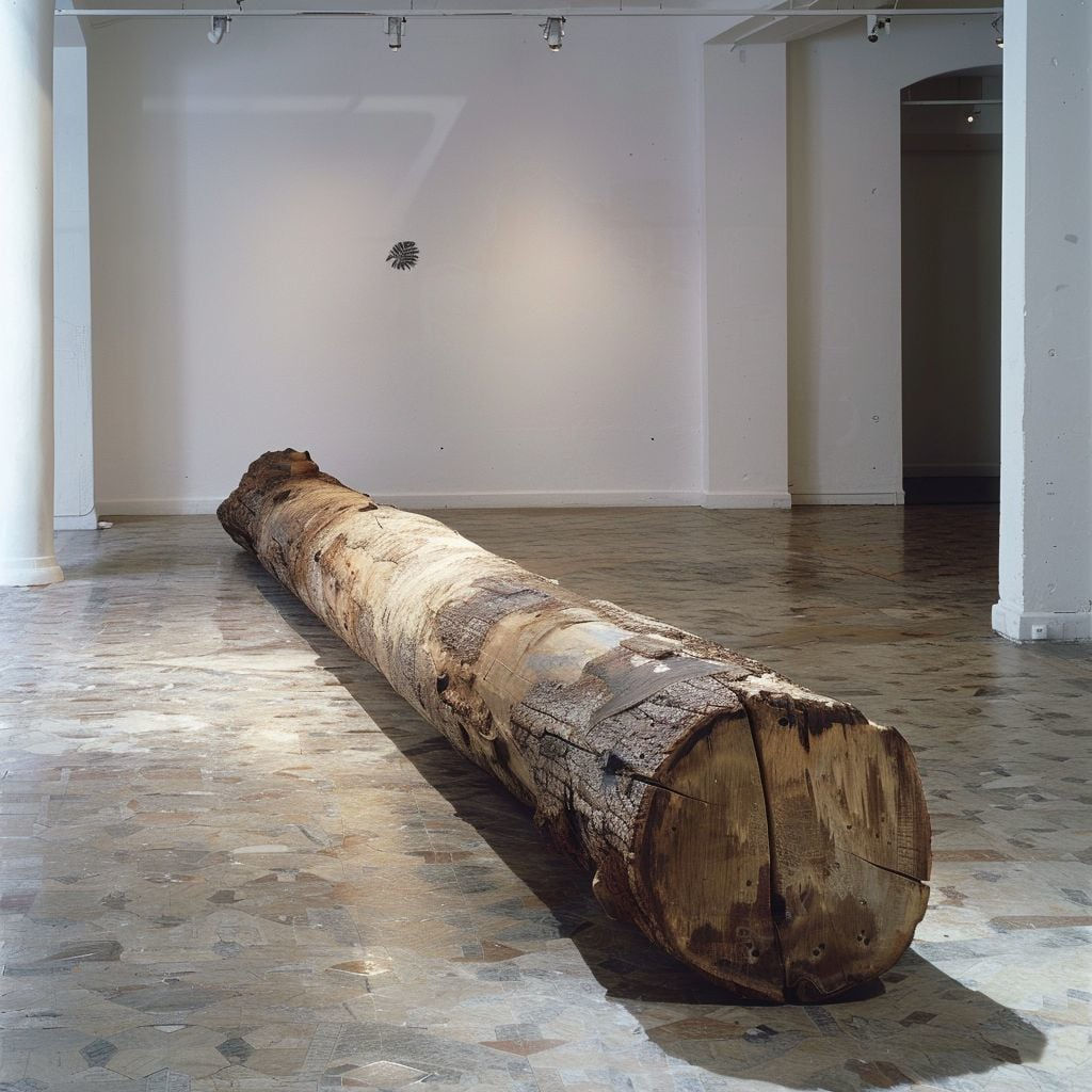 Abdulrahman Al-Muftah, Palm Tree Trunk, n.d.