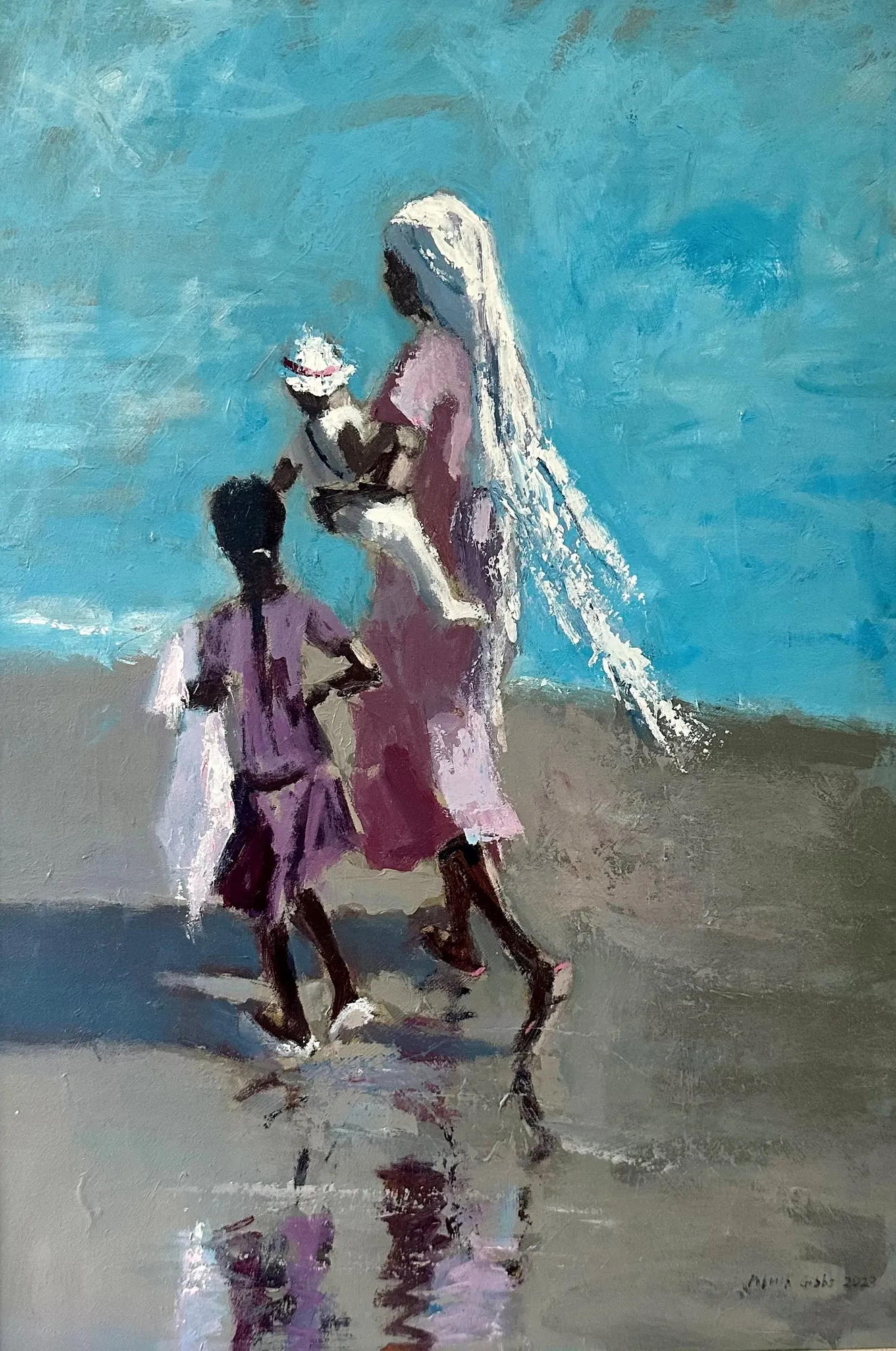 Patrick Gibbs, MOTHER AND CHILDREN, GAMBIA