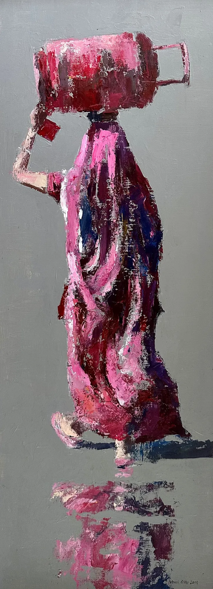 Patrick Gibbs, WOMAN CARRYING A GAS CANISTER, GUJARAT