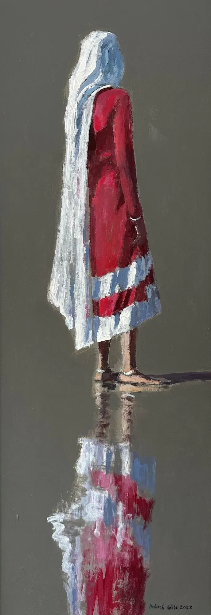Patrick Gibbs, WOMAN IN RED, GUJARAT