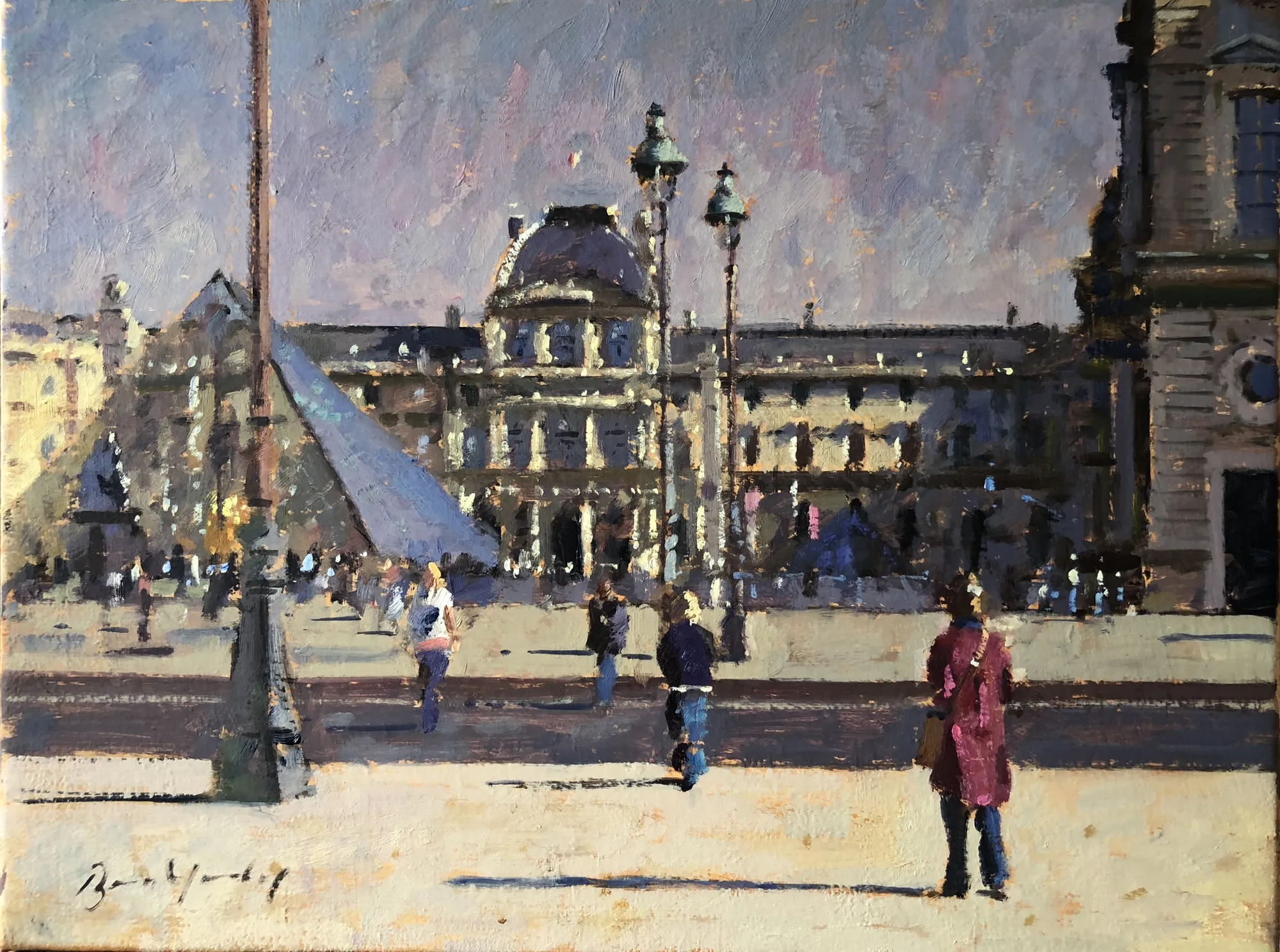 Bruce Yardley, LOUVRE: PYRAMID AND COUR NAPOLEON