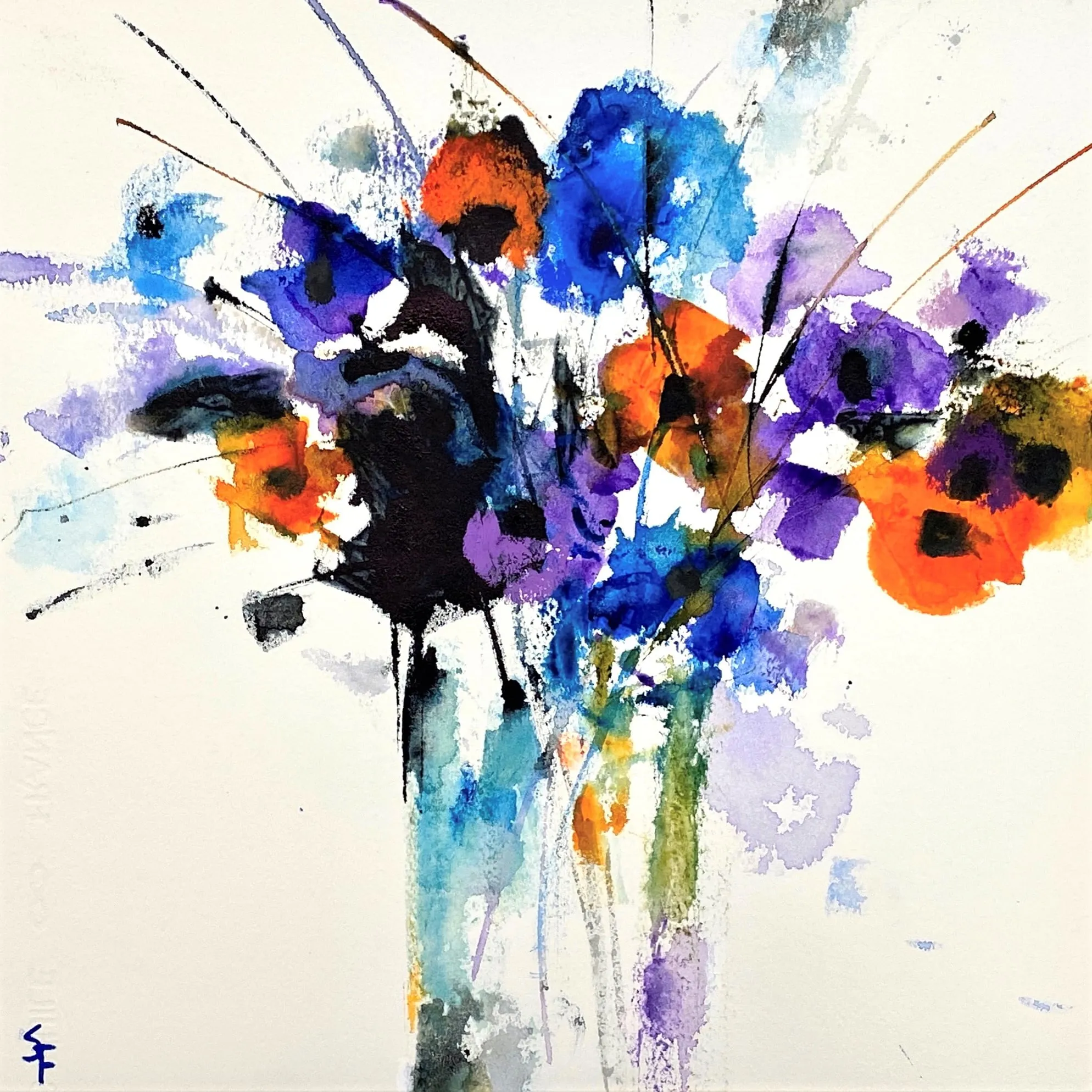 Soraya French, ANEMONES IN VASE