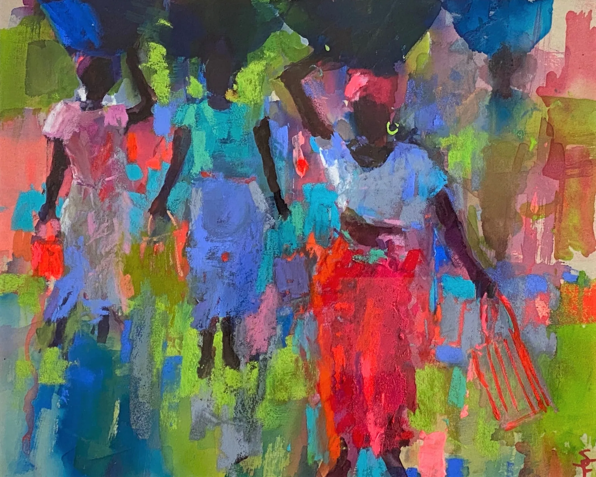 Soraya French, ON THE WAY TO MARKET