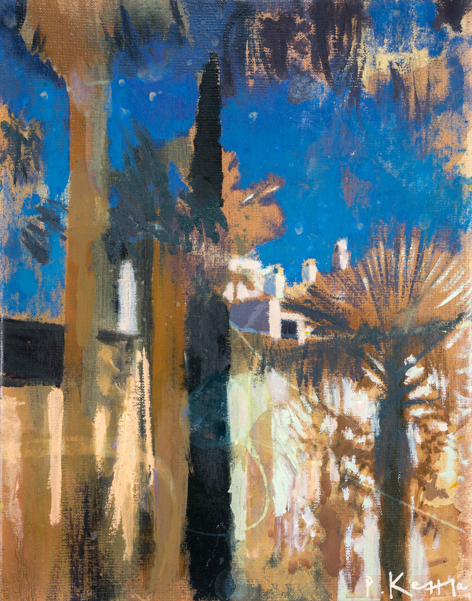 Peter Kettle, VILLA AT NIGHT, SEVILLE, SPAIN