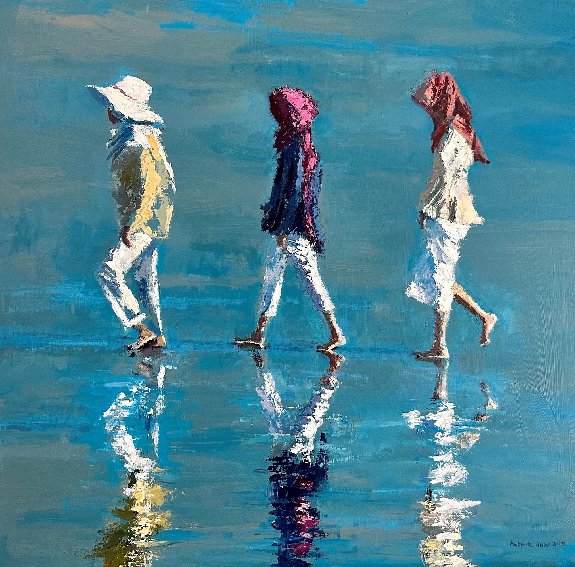 Patrick Gibbs, WOMEN ON THE BEACH, LANGKAWI