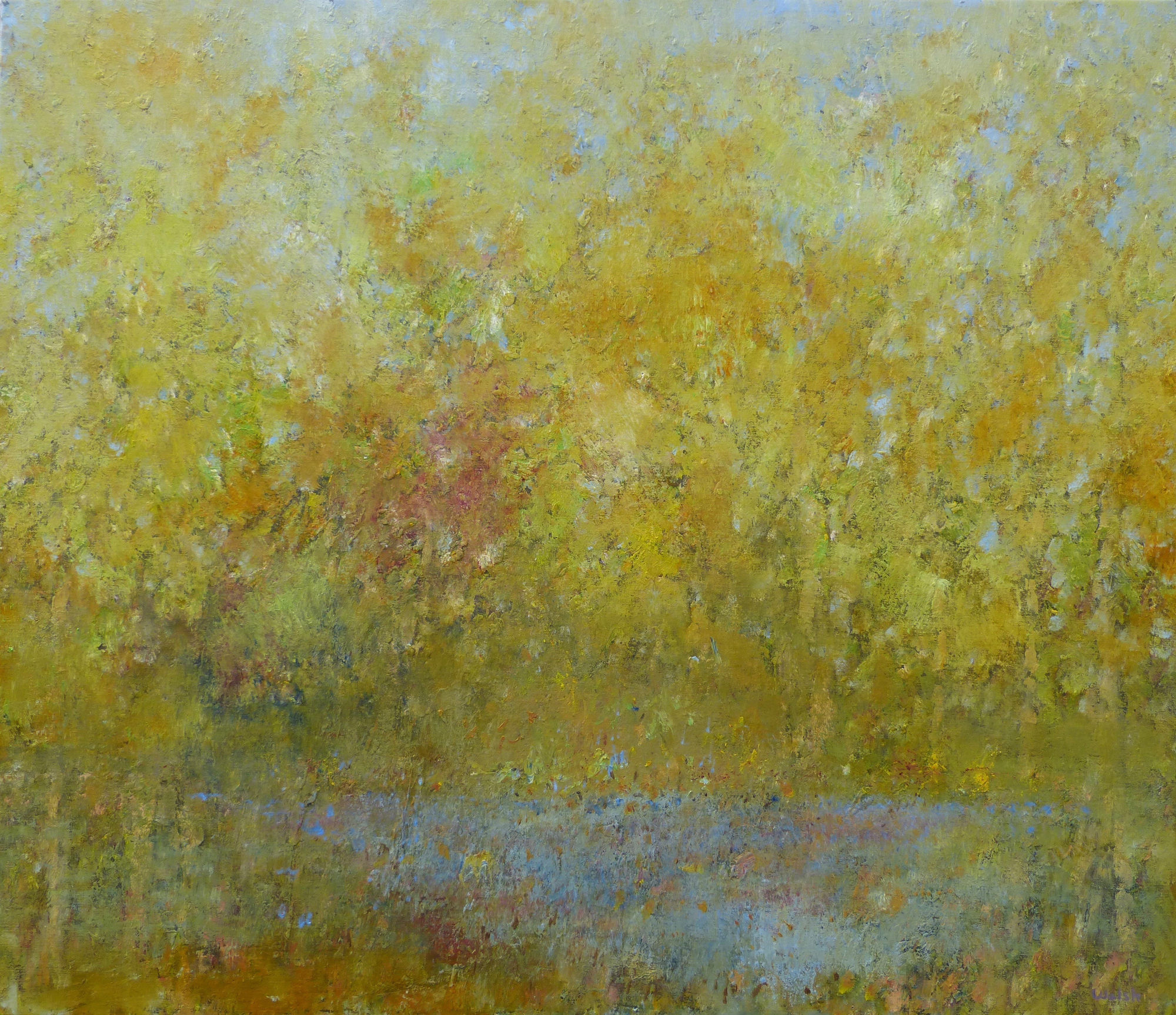 David Walsh, AUTUMN TREES BY LAKE