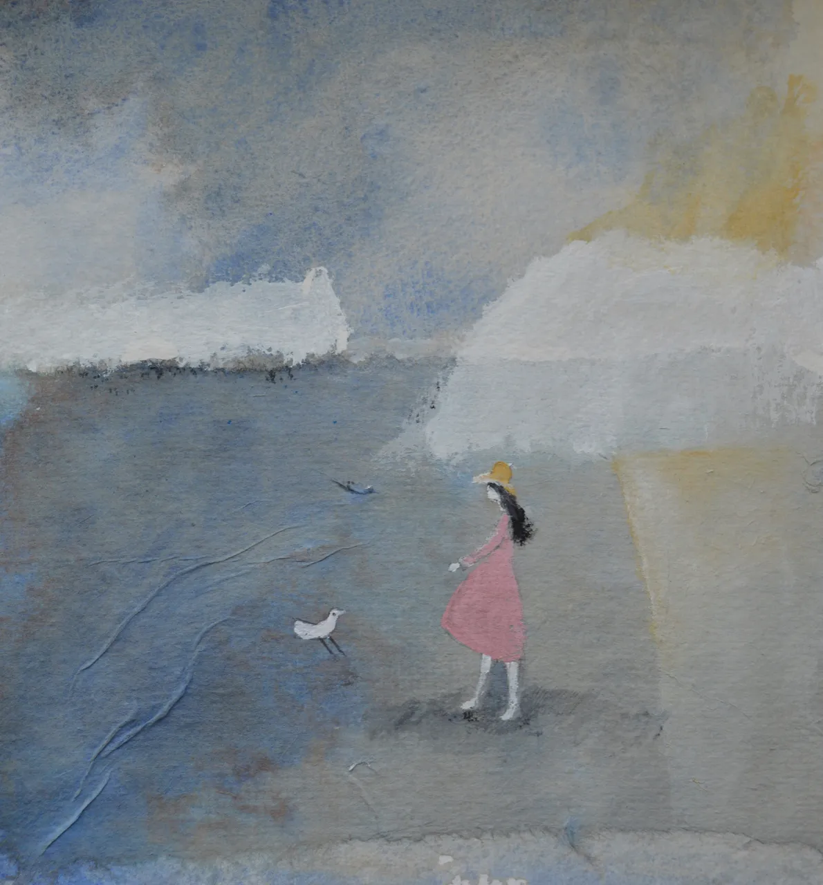 Julie Collins, GIRL IN A YELLOW HAT
