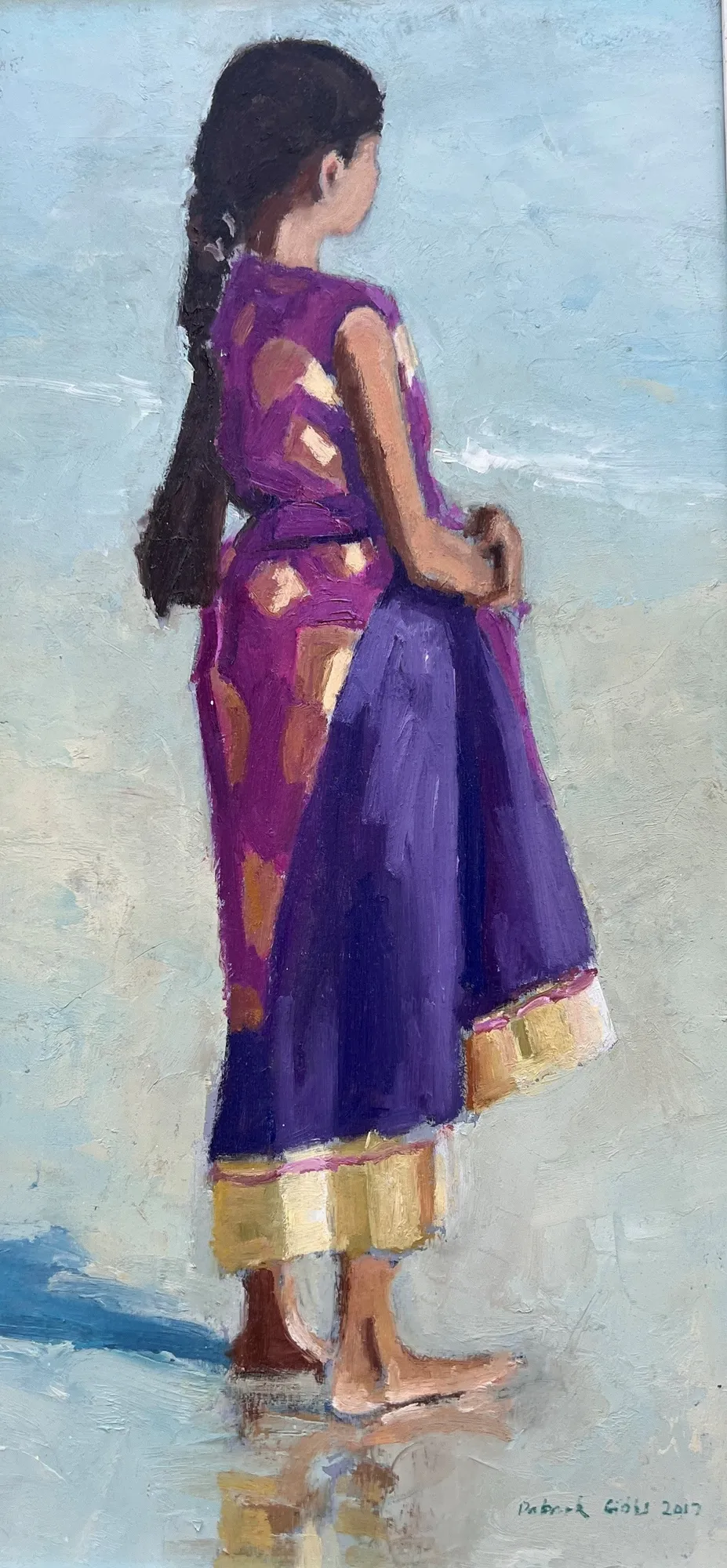 Patrick Gibbs, GIRL ON A BEACH, KERALA