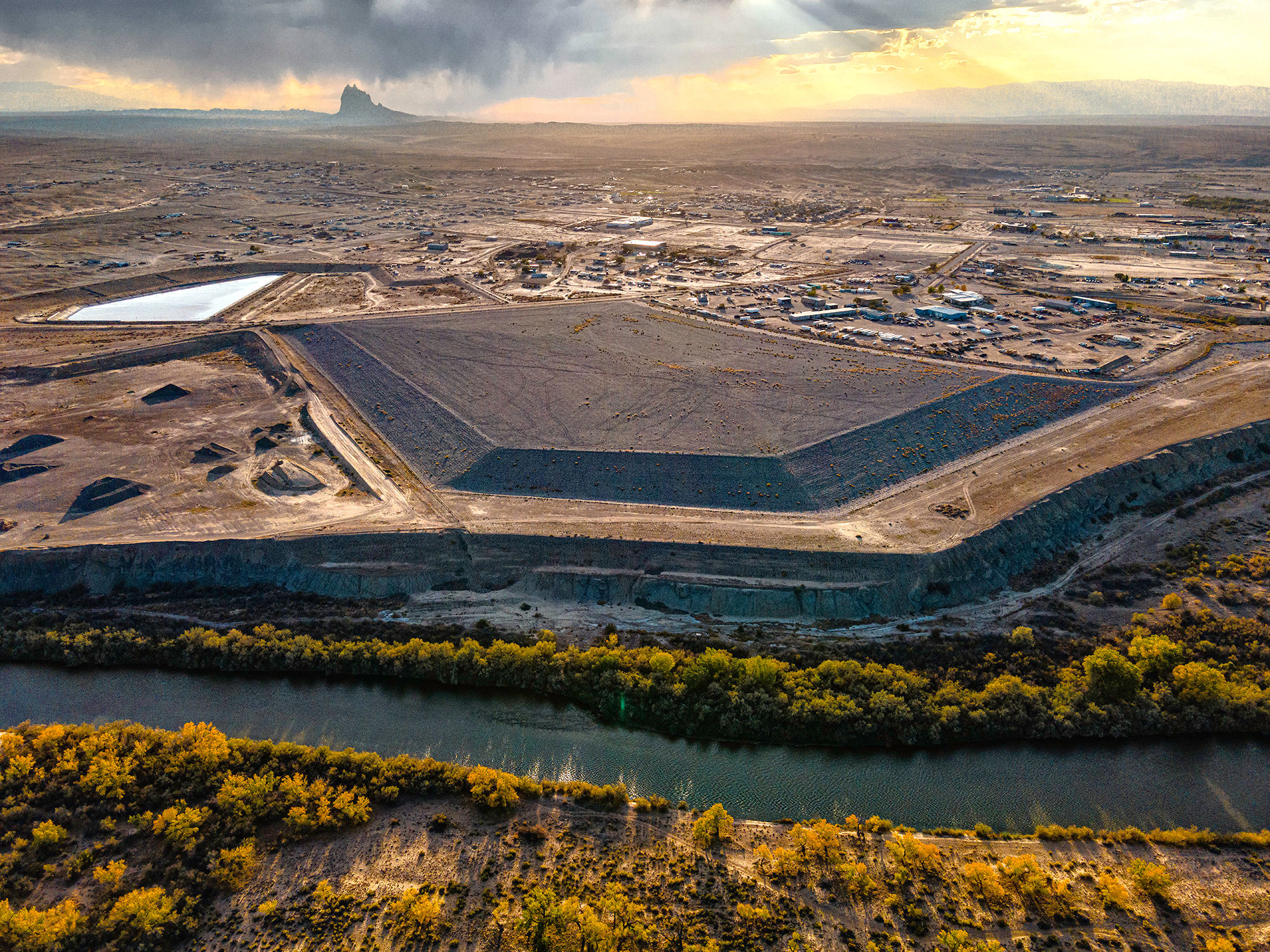 Will Wilson, Shiprock disposal cell, Shiprock, NM, Navajo Nation, 2020