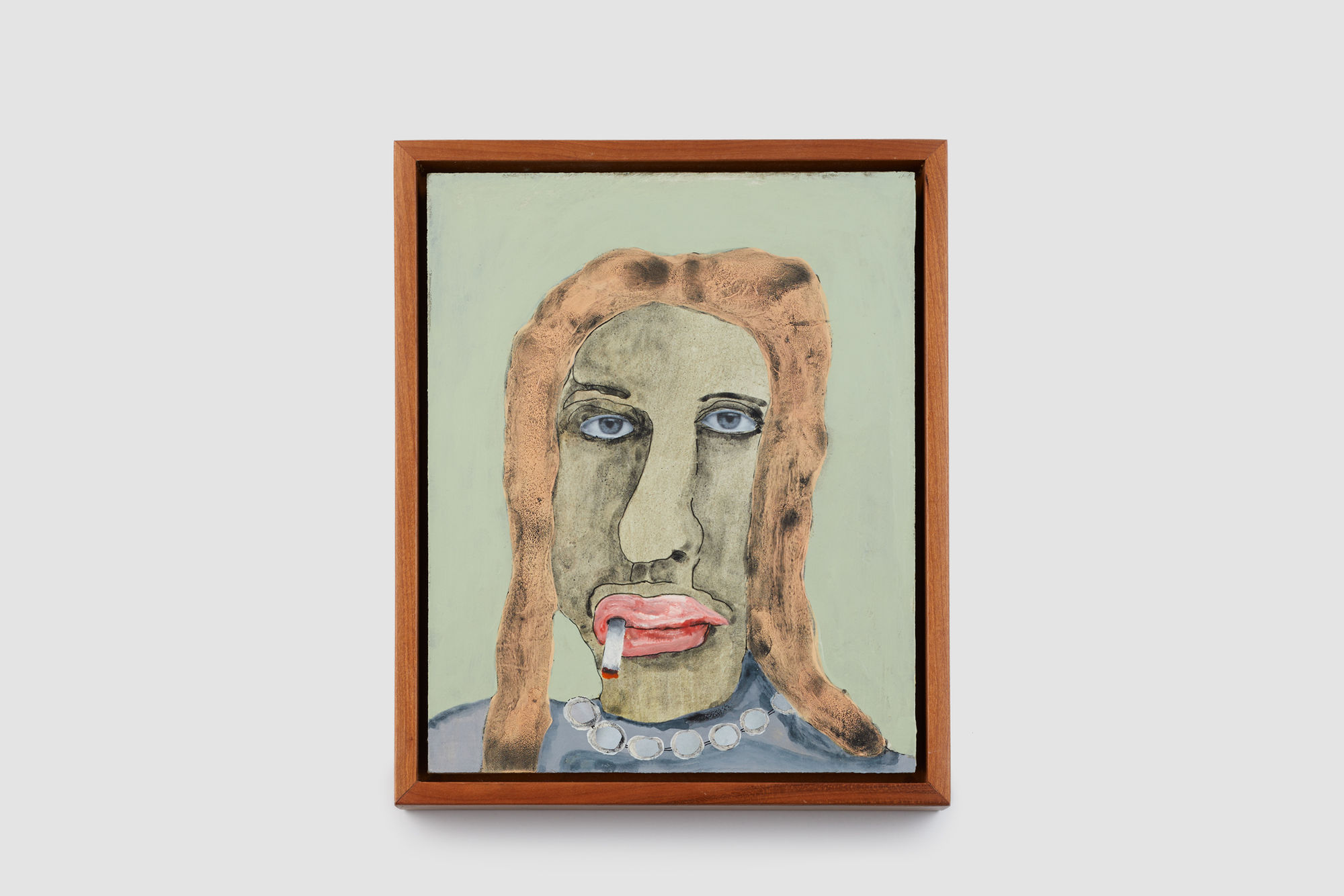 Holly Roberts, Woman with Pearls and Cigarette, 2019