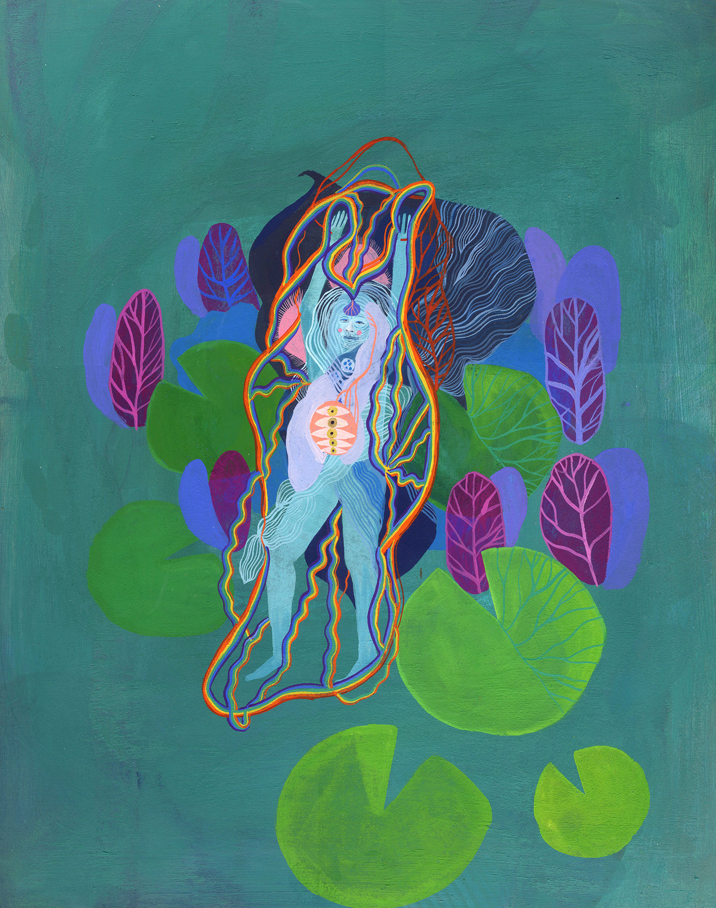 Betsy Walton, Rainbows All Around, 2019