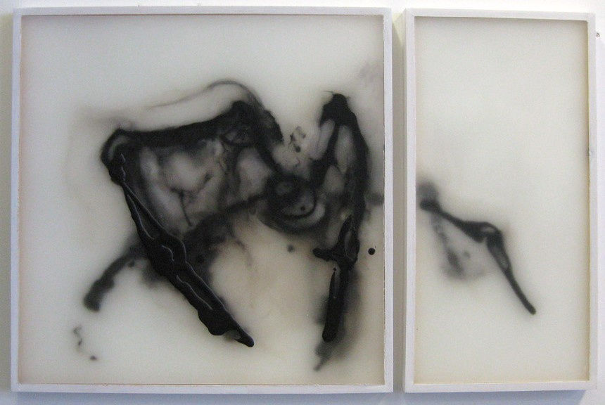 Contro Parmenide - Against Parmenides: Agostino Bergamaschi - Andrea Bruschi - Francesca Schgor - ABC-ARTE Contemporari art Gallery - 2014 Zoom for more details