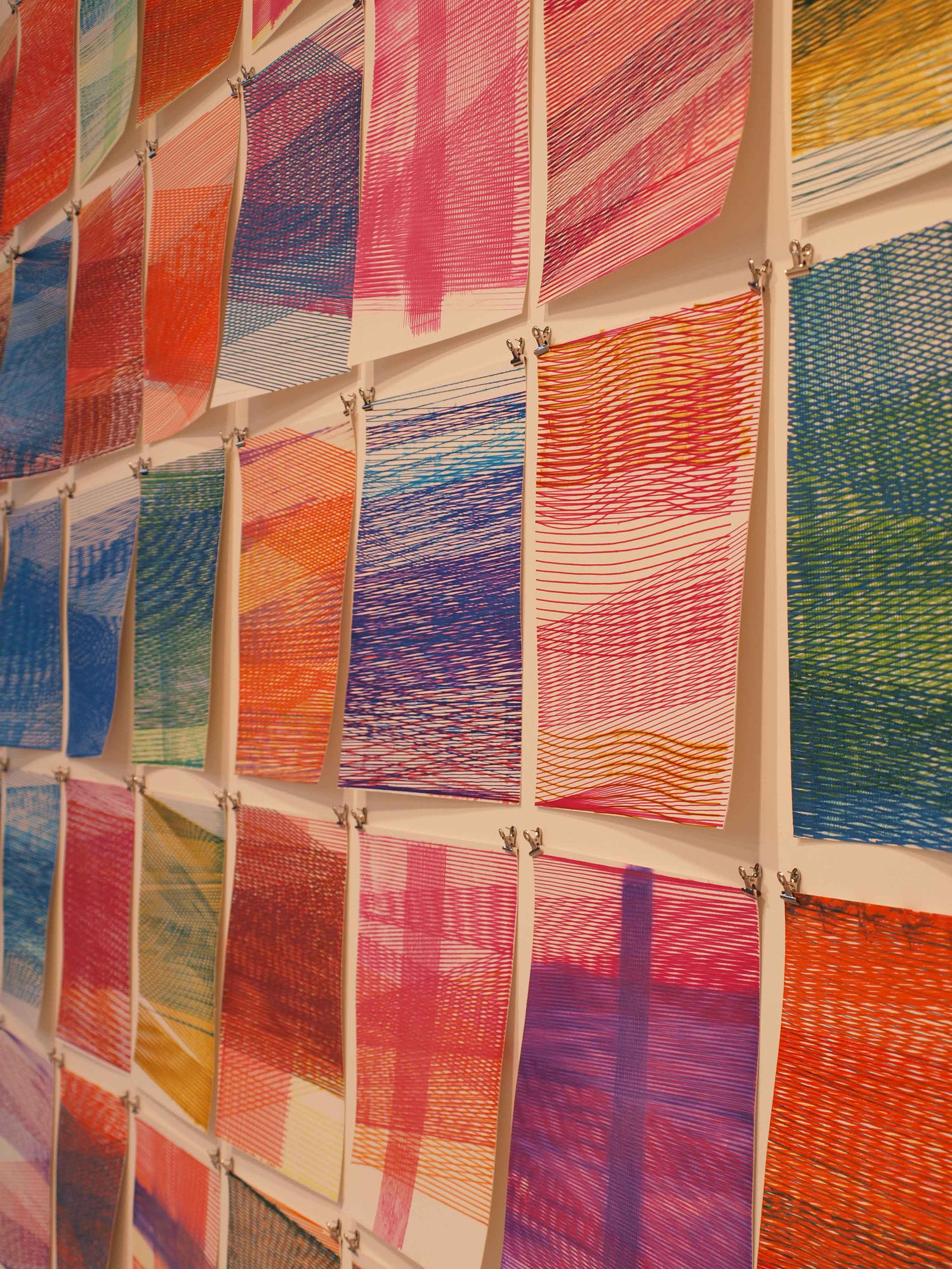 Patrick Tabarelli: Ubiquity – ABC-ARTE Contemporary art Gallery – 2015 [M], 2015, 200 x 400 cm - 78 3/4 x 157 1/2 in, particolare, acquarello liquido e acrilico su carta cotone