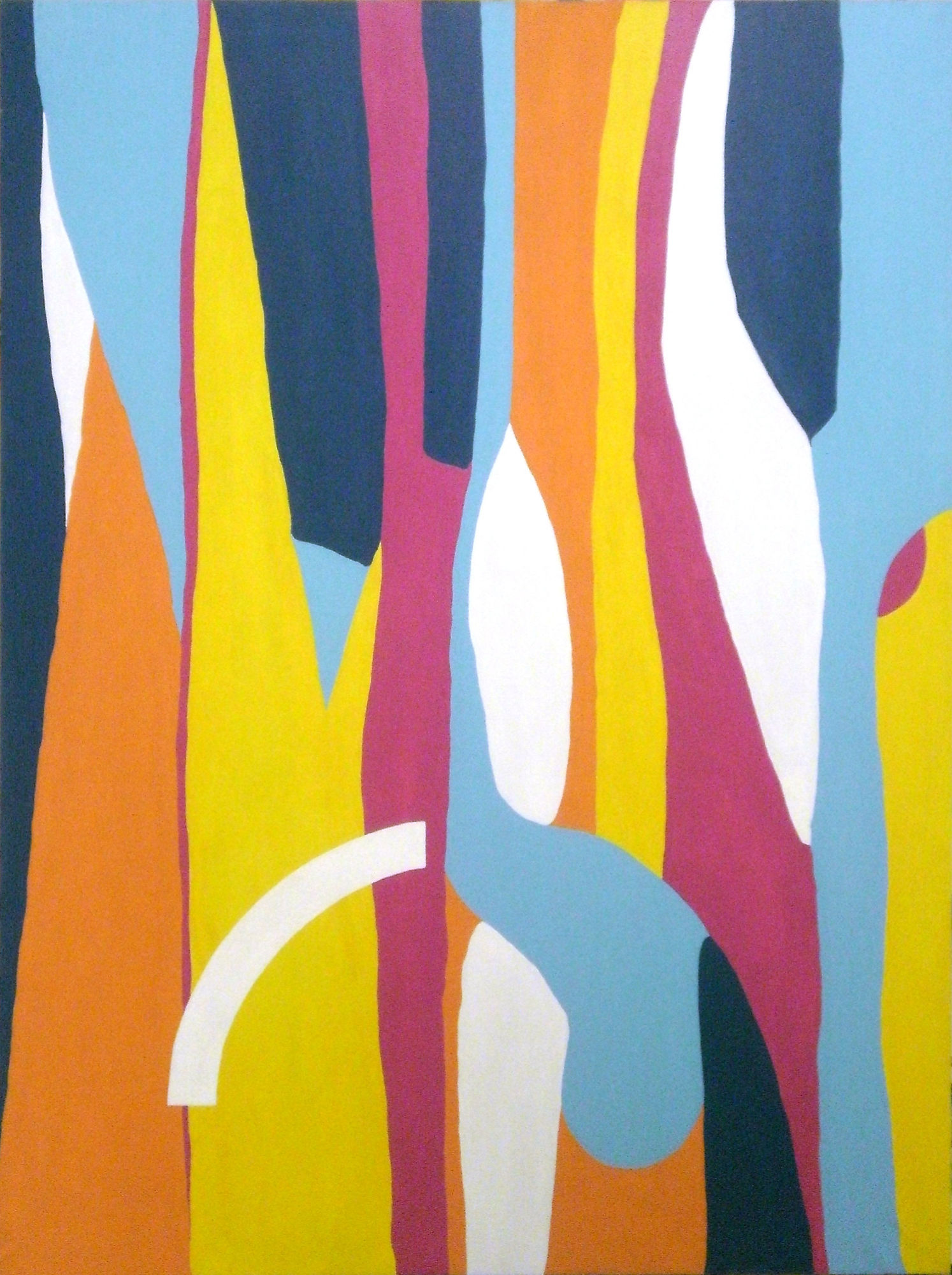 Giulio Zanet, 2015, Un'inutile trasparenza, 120x90 cm, smalto e acrilico su tela