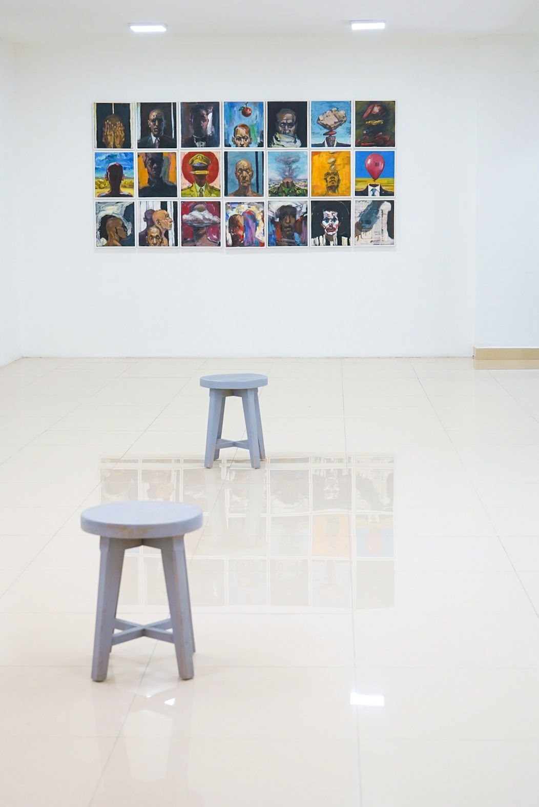 Installation view of Addis Calling IV, 2021. Courtesy of Addis Fine Art.