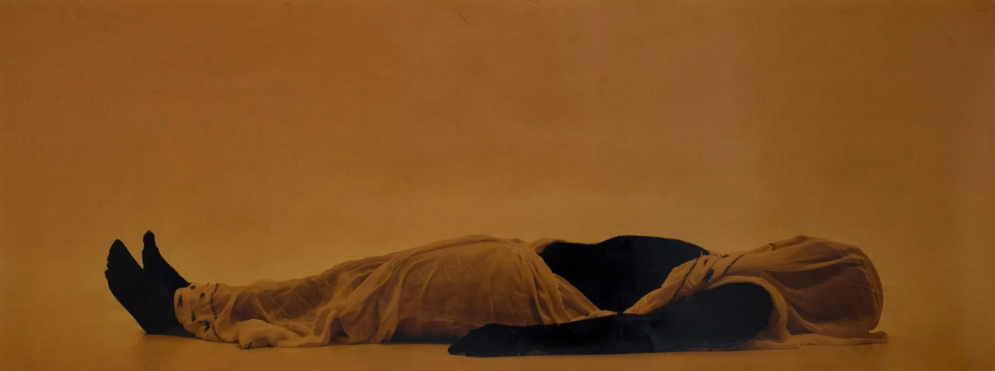 Micheal Hailu Silence The Guns 2, 2021 Mixed Media on Photo Paper 60 x 160 cm.