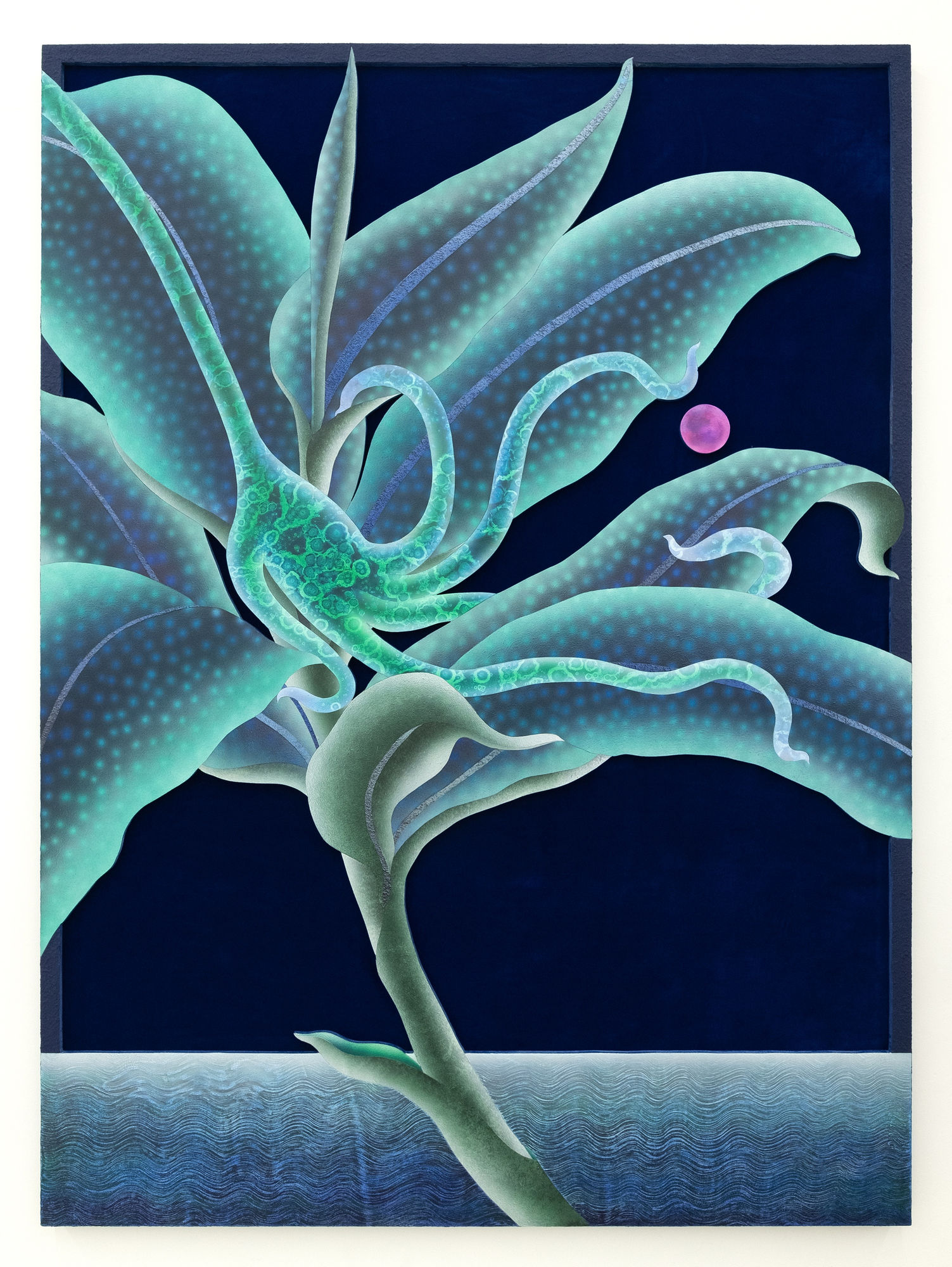 Mevlana Lipp [German, b. 1989] Waves, 2024