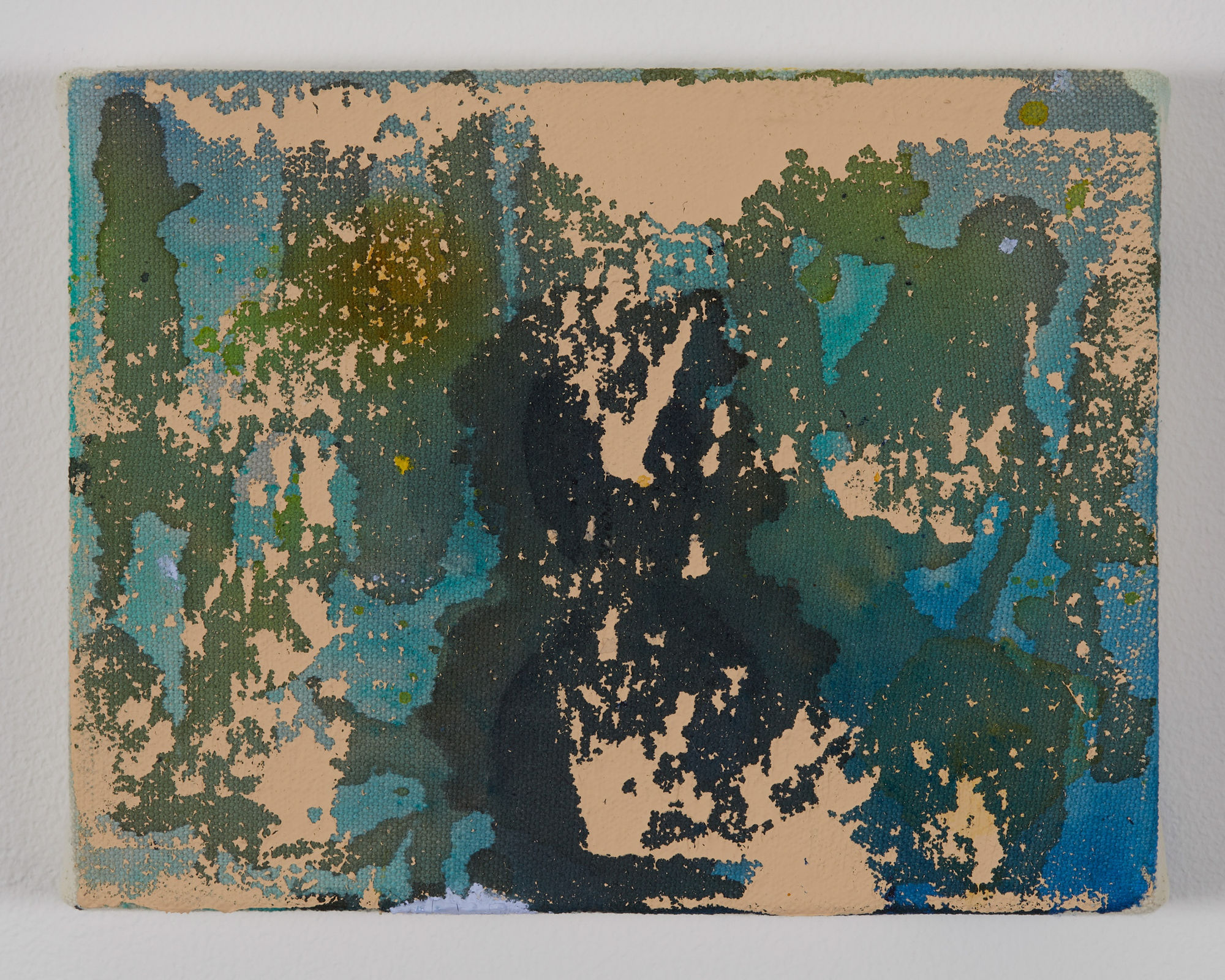 Shinpei Kusanagi Aura, 2018 Acrylic on canvas 5 5/8 x 7 1/4 in 14.2 x 18.3 cm