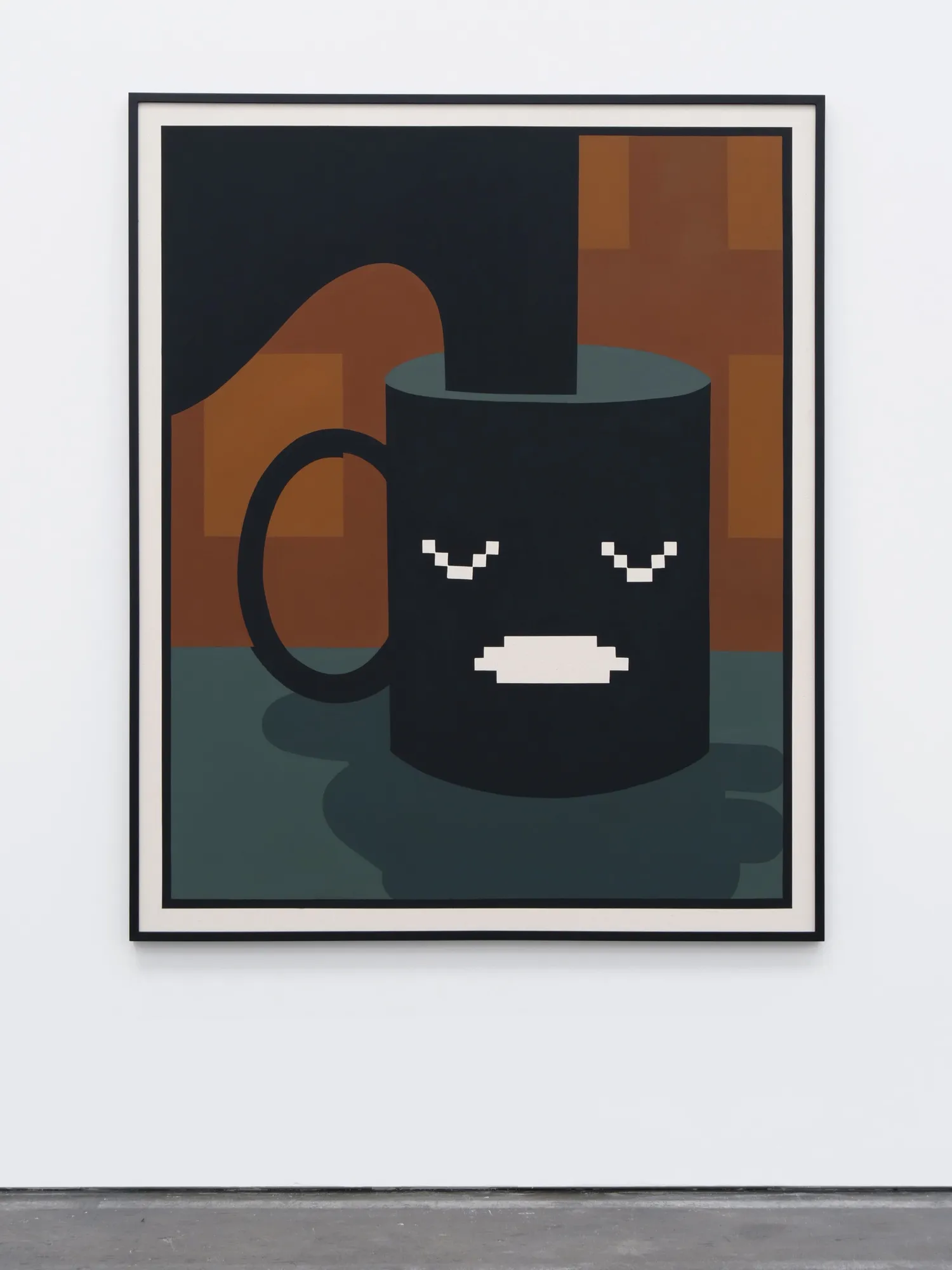 Laeh Glenn Sorry, Not Sorry, 2018 Oil on canvas, wood frame 67 1/2 x 55 1/2 in 171.4 x 141 cm