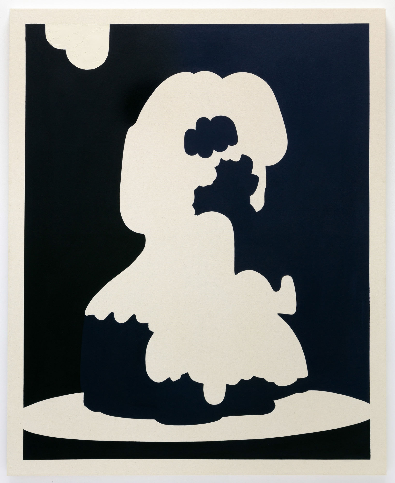 Laeh Glenn Sculpture, 2016 Oil and acrylic on canvas 62 x 50 in 157.5 x 127 cm