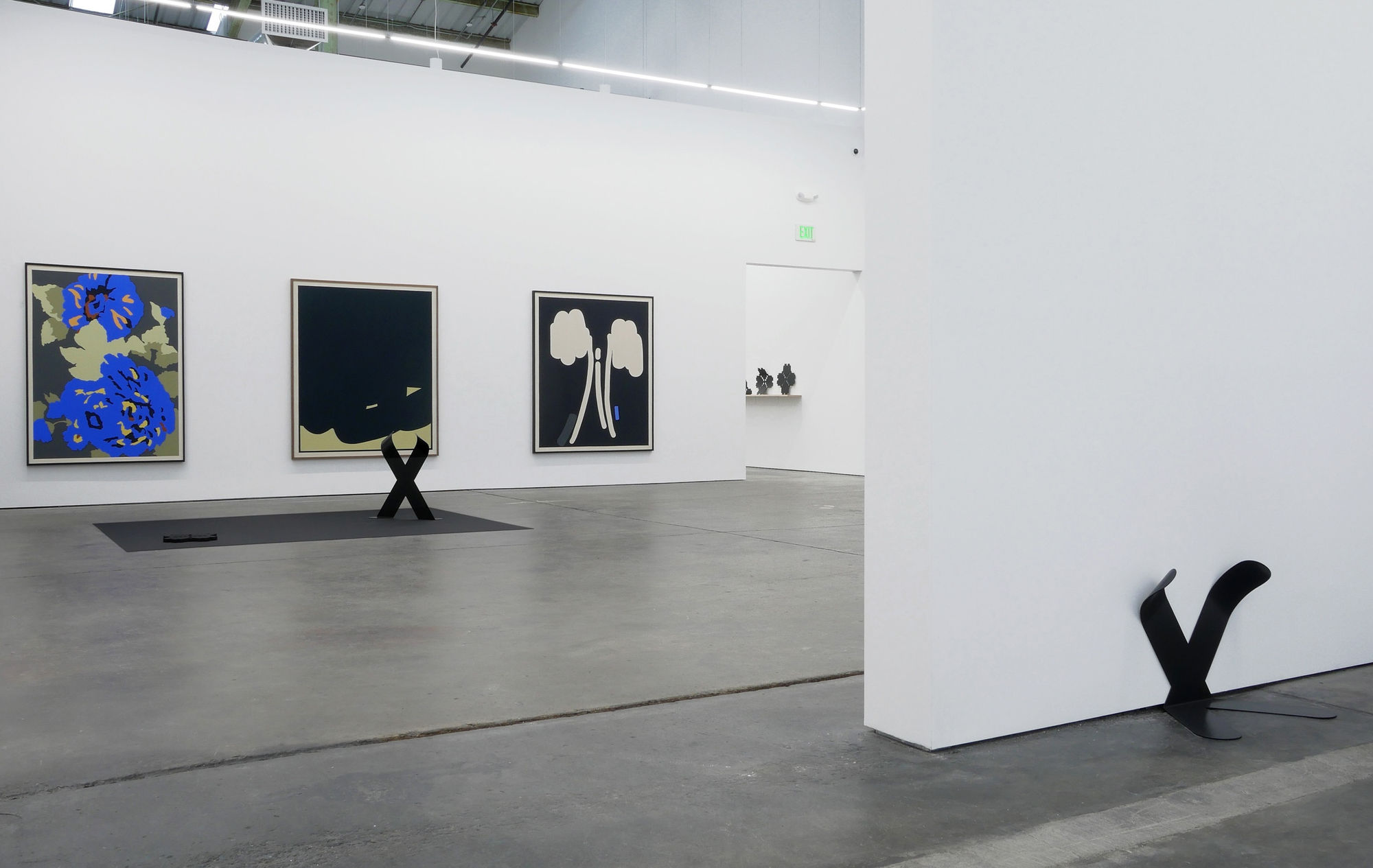 Laeh Glenn Rip or Rag, 2017 Installation view