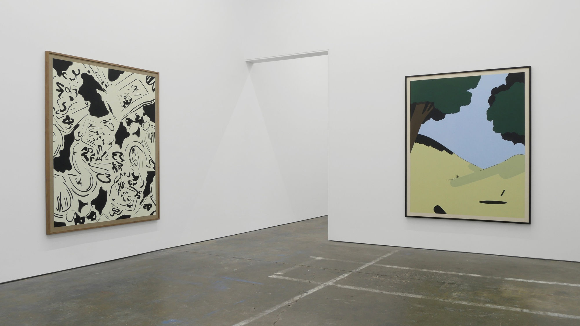 Laeh Glenn Rip or Rag, 2017 Installation view