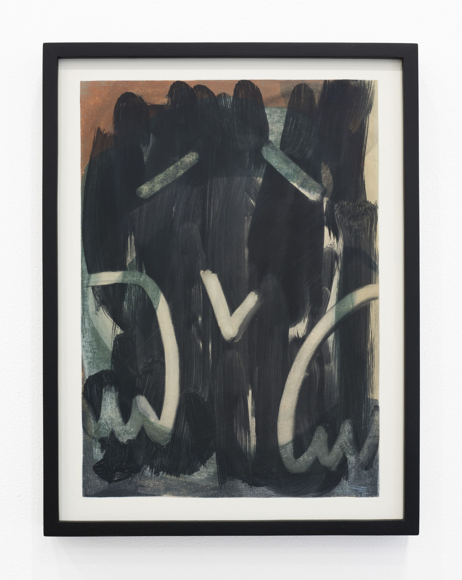 Laeh Glenn ╯v╰ #2, 2015 Oil on panel, wood frame 12 3/4 x 16 1/2 in 32.4 x 41.9 cm