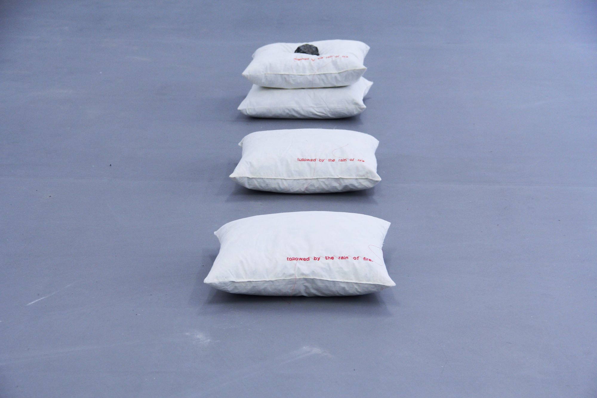 Ai am looking away, Ai head upturned to the stars.