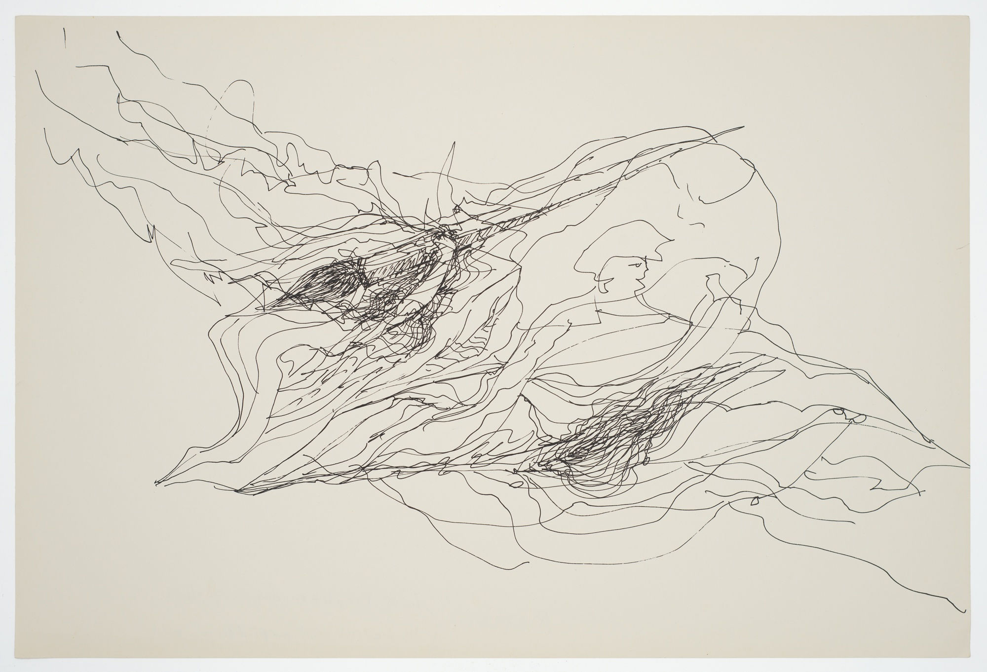 Margaret Raspé, Automatic Drawing 14, 1988