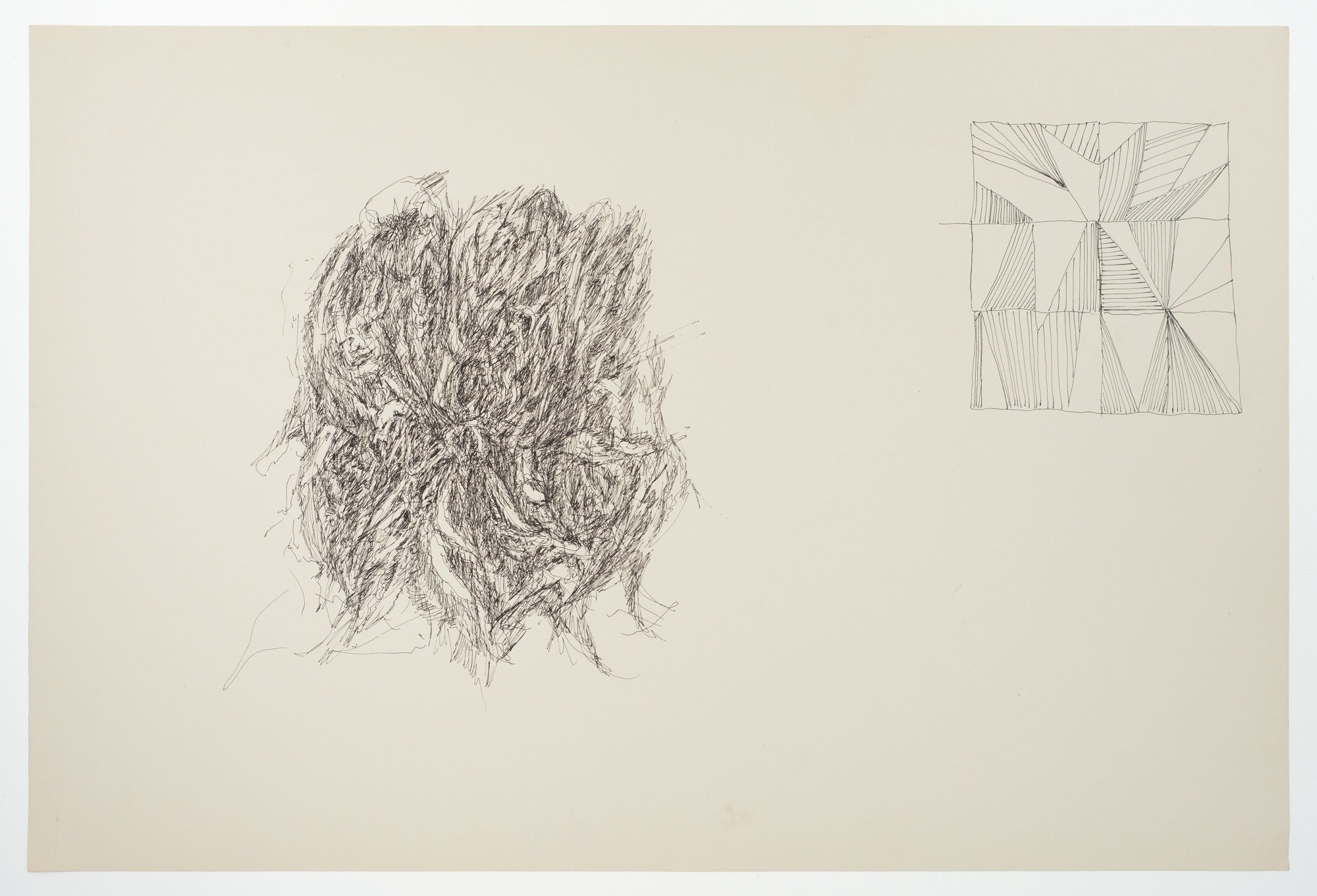 Margaret Raspé, Automatic Drawing 8, 1977