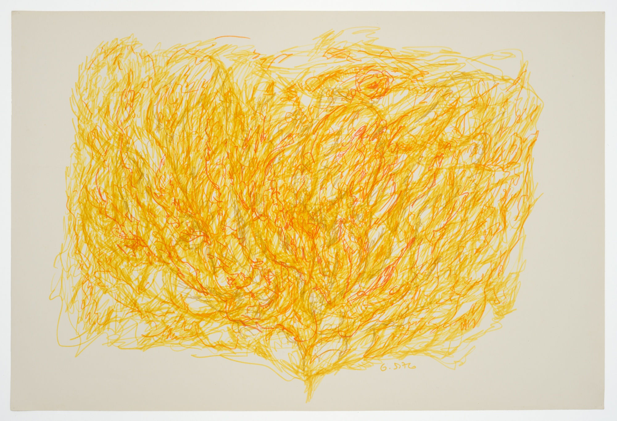 Margaret Raspé, Automatic Drawing 7, 1976