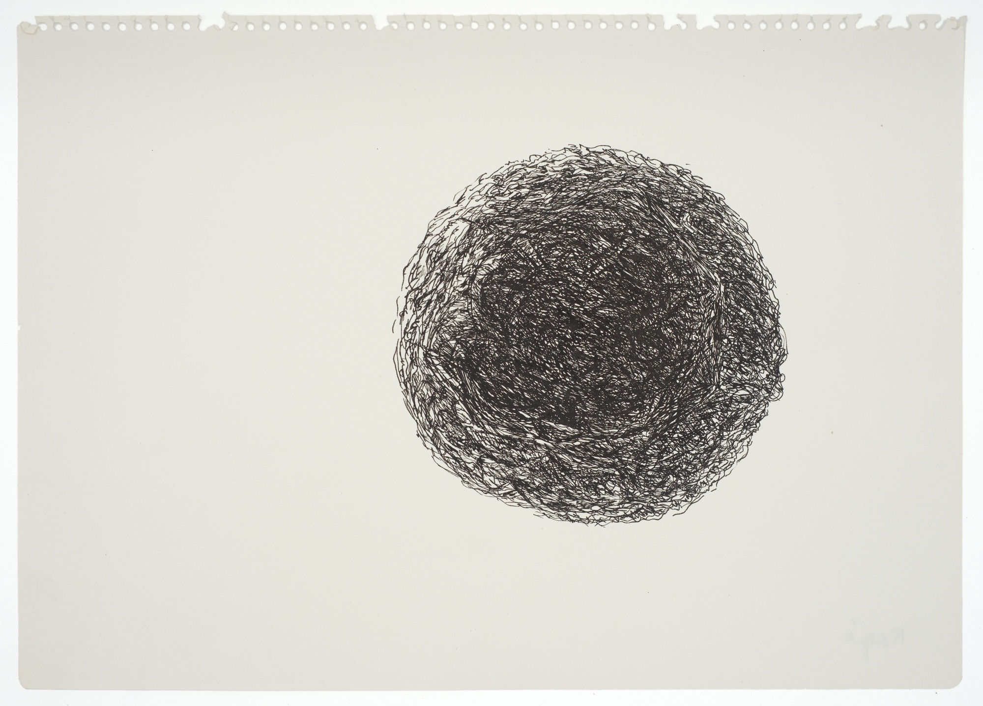 Margaret Raspé, Automatic Drawing 5, 1975