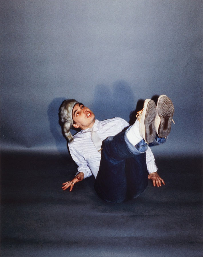 Laurie Simmons Portrait of Jimmy DeSana (Coonskin Cap), 1978 Archival pigment print 35.6 x 27.9 cm Edition of 12