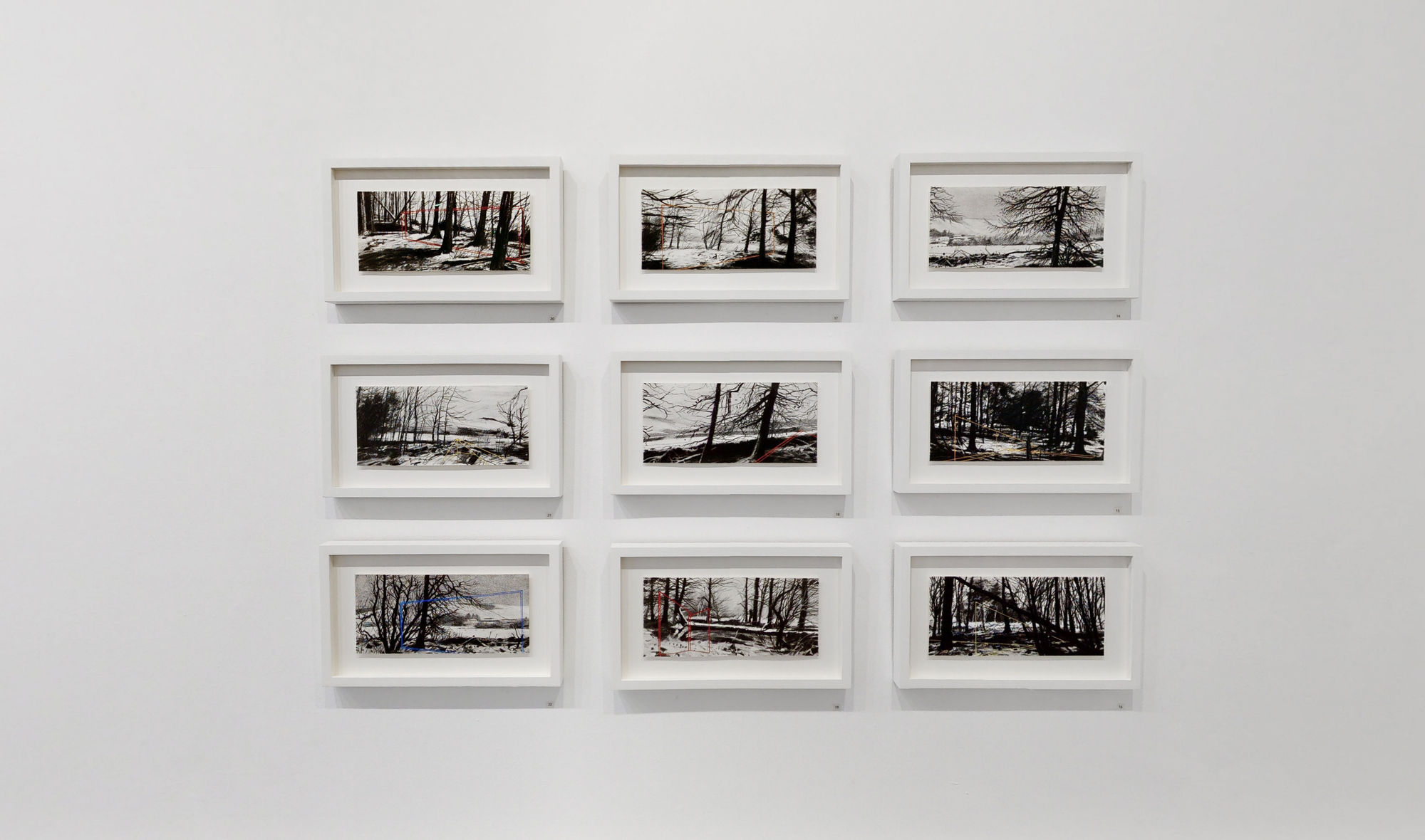 Andrew Mackenzie charcoal drawings