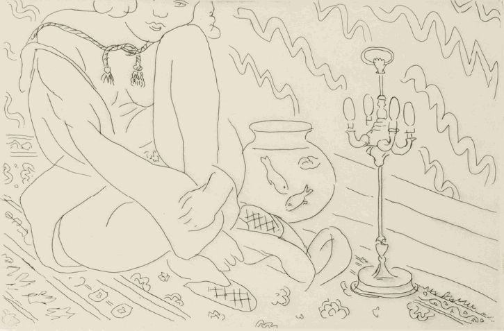 Figure Au Visage Coupe print