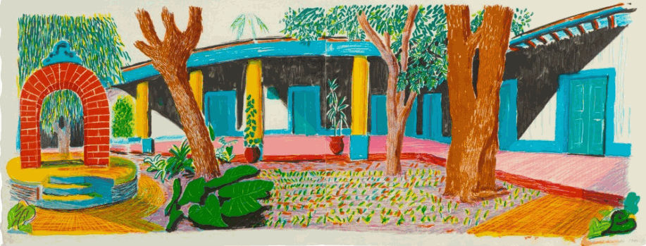 Hotel Acatlan Second Day hockney