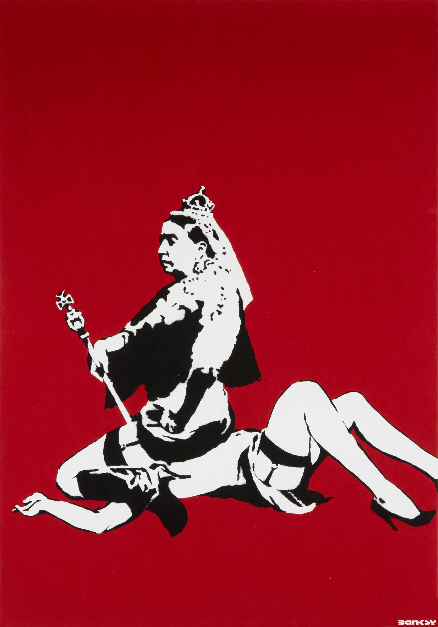 Queen Vic Print Banksy