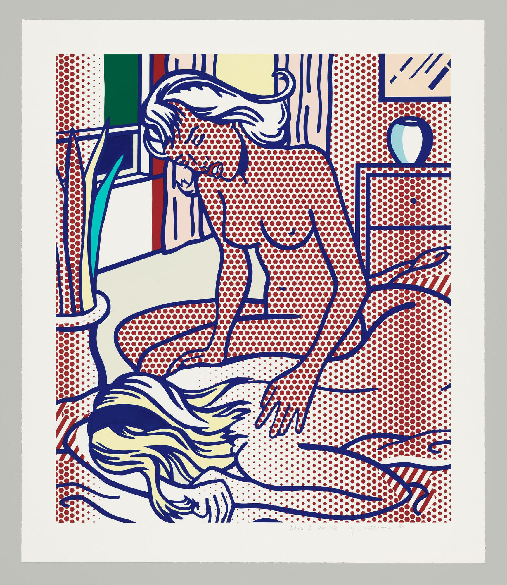 Roy Lichtenstein Two Nudes State 1