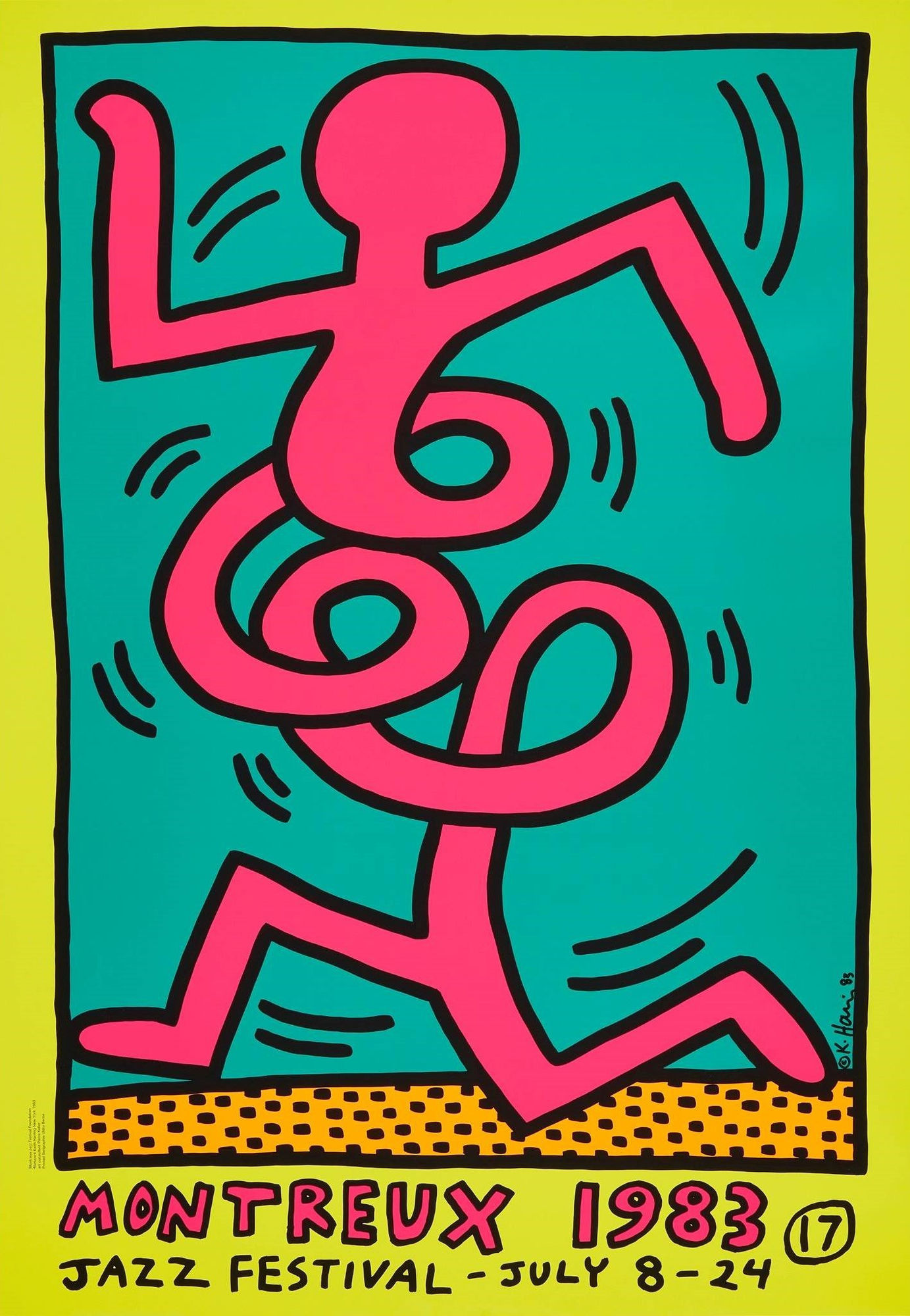 Keith Haring montreaux Print For Sale